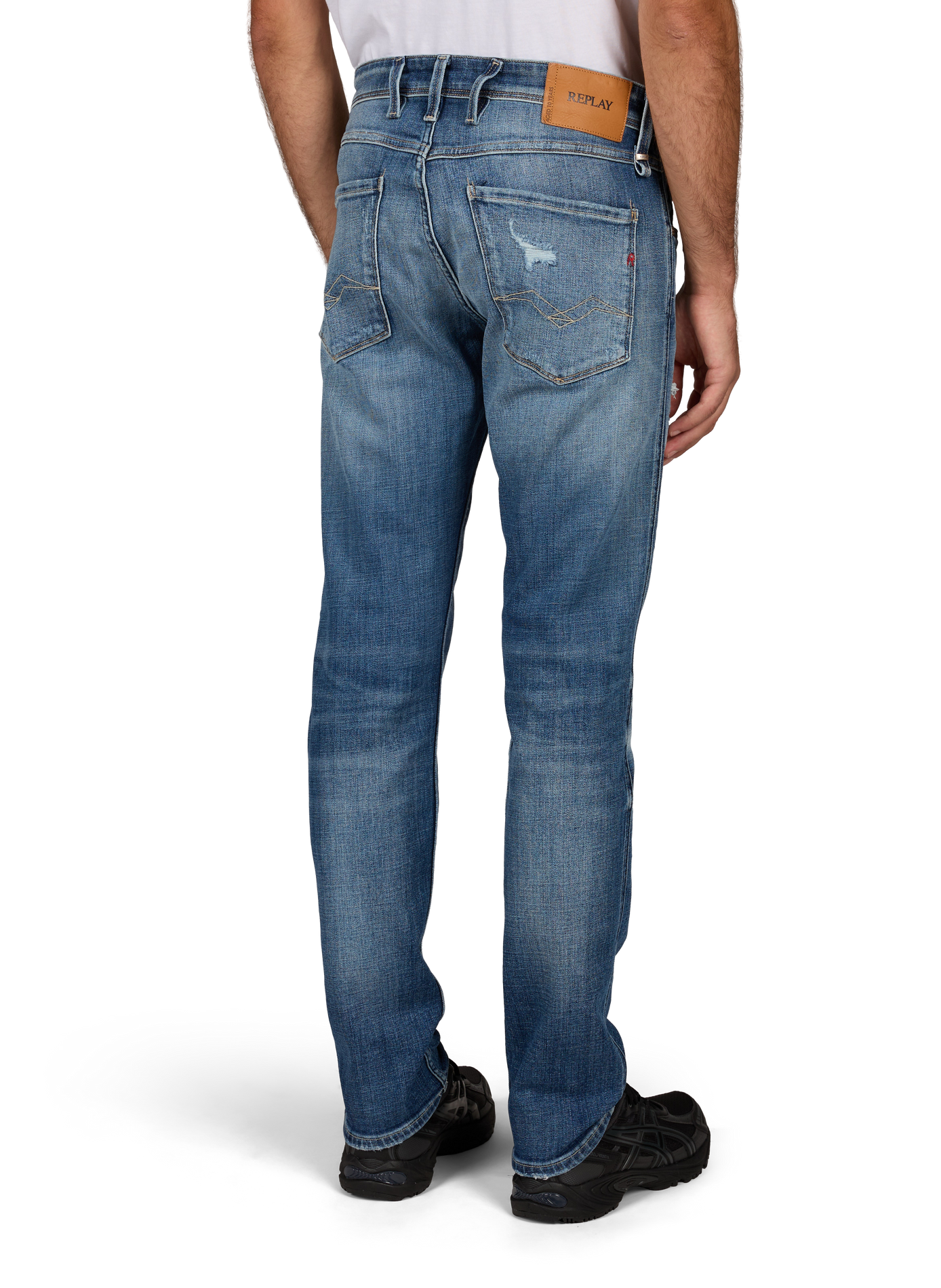 Skinny Jeans aus Baumwollmischung REPLAY Blau