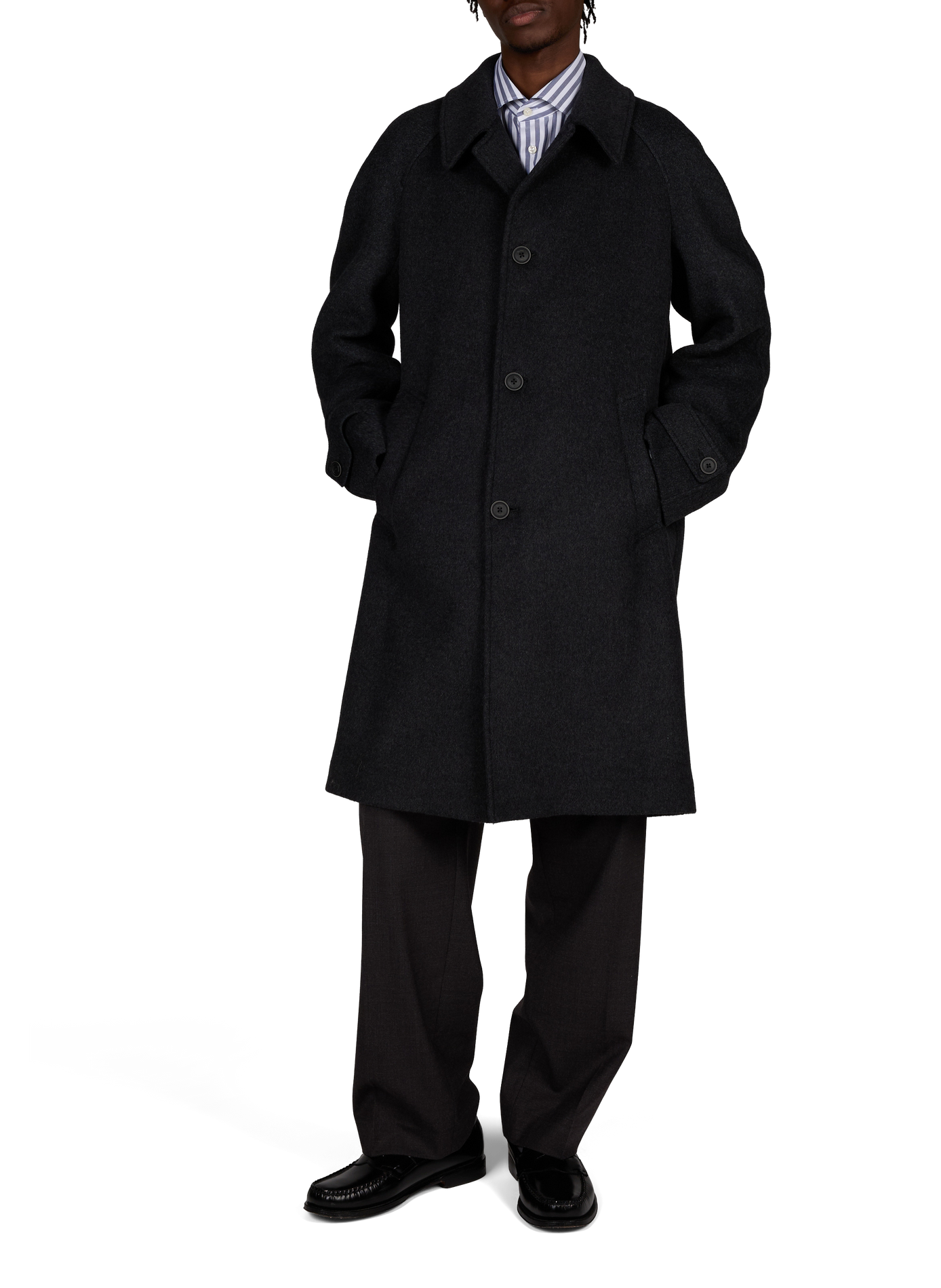 Oversize Mantel aus Wollmischung HERNO Grau