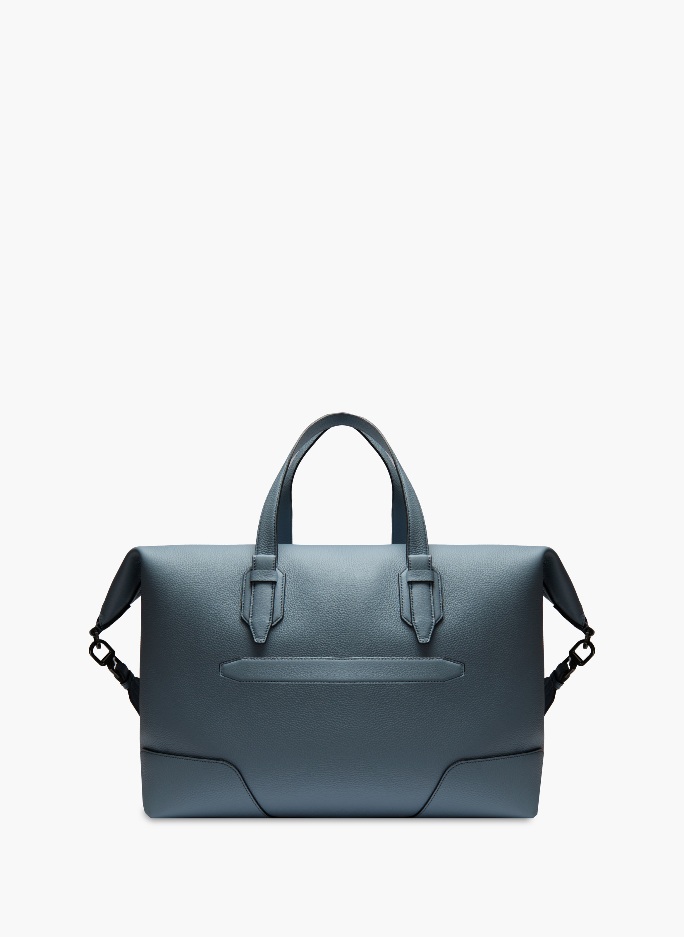 Sac weekend zippé charlie de lancel en cuir LANCEL Bleu