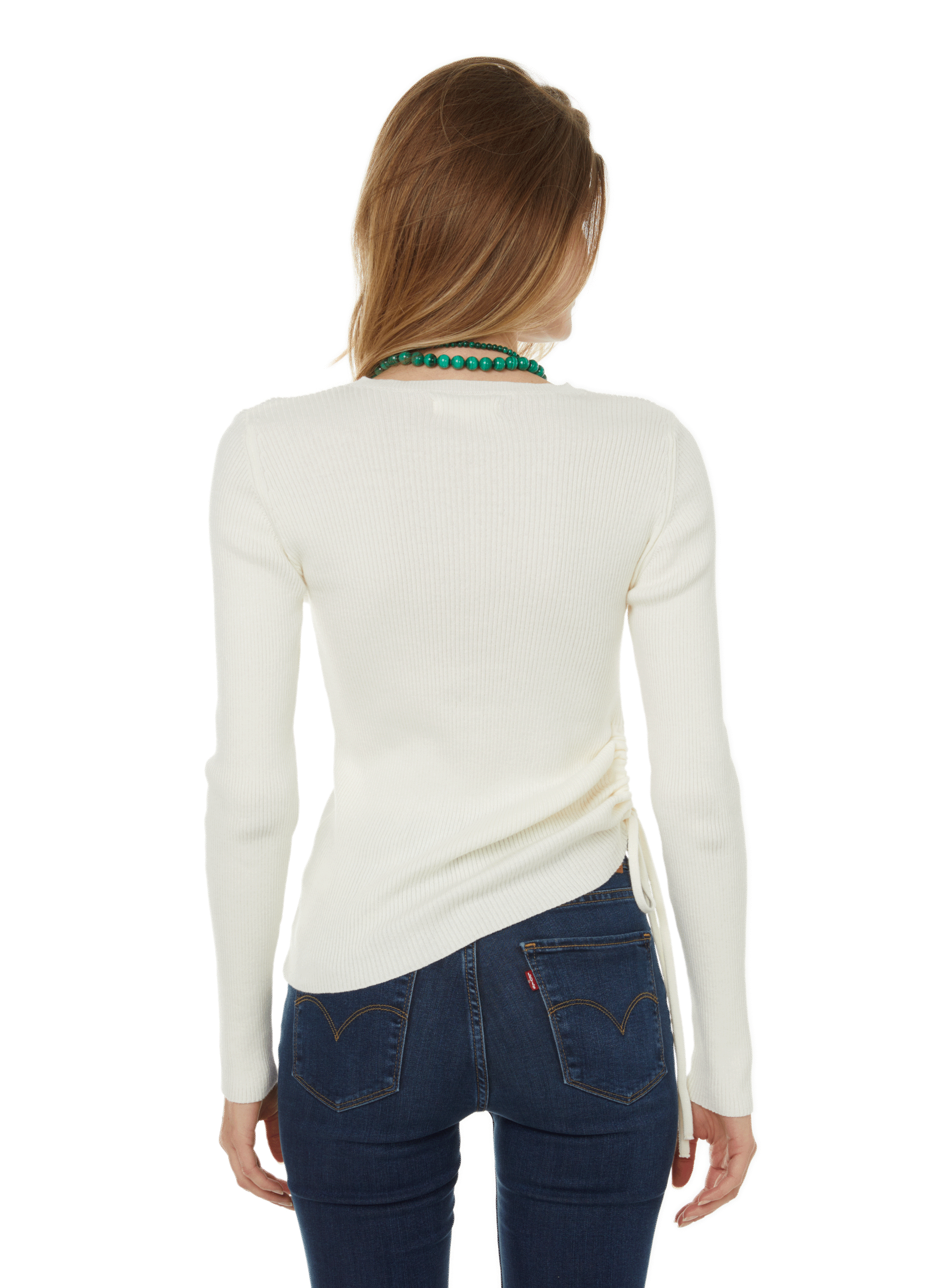 Pull Ves en maille de coton et cachemire SAISON 1865 Beige