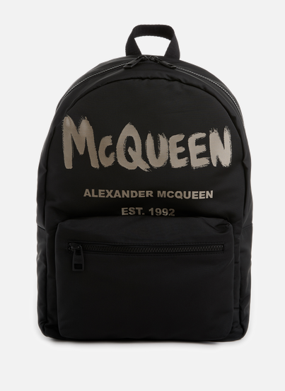 Sac à dos Metropolitan avec McQueen Graffiti ALEXANDER MCQUEEN