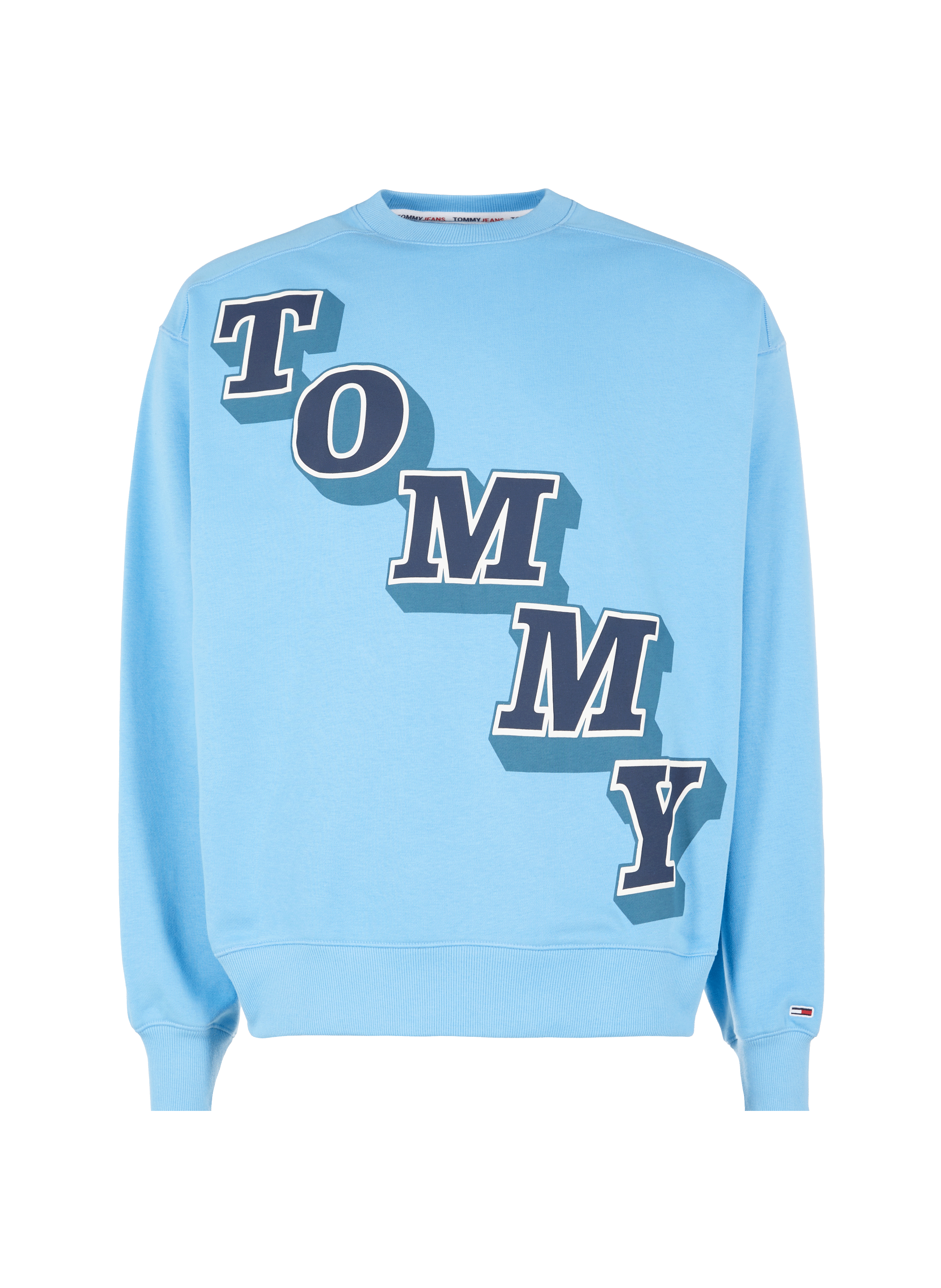 Sweatshirt ample en coton mélangé