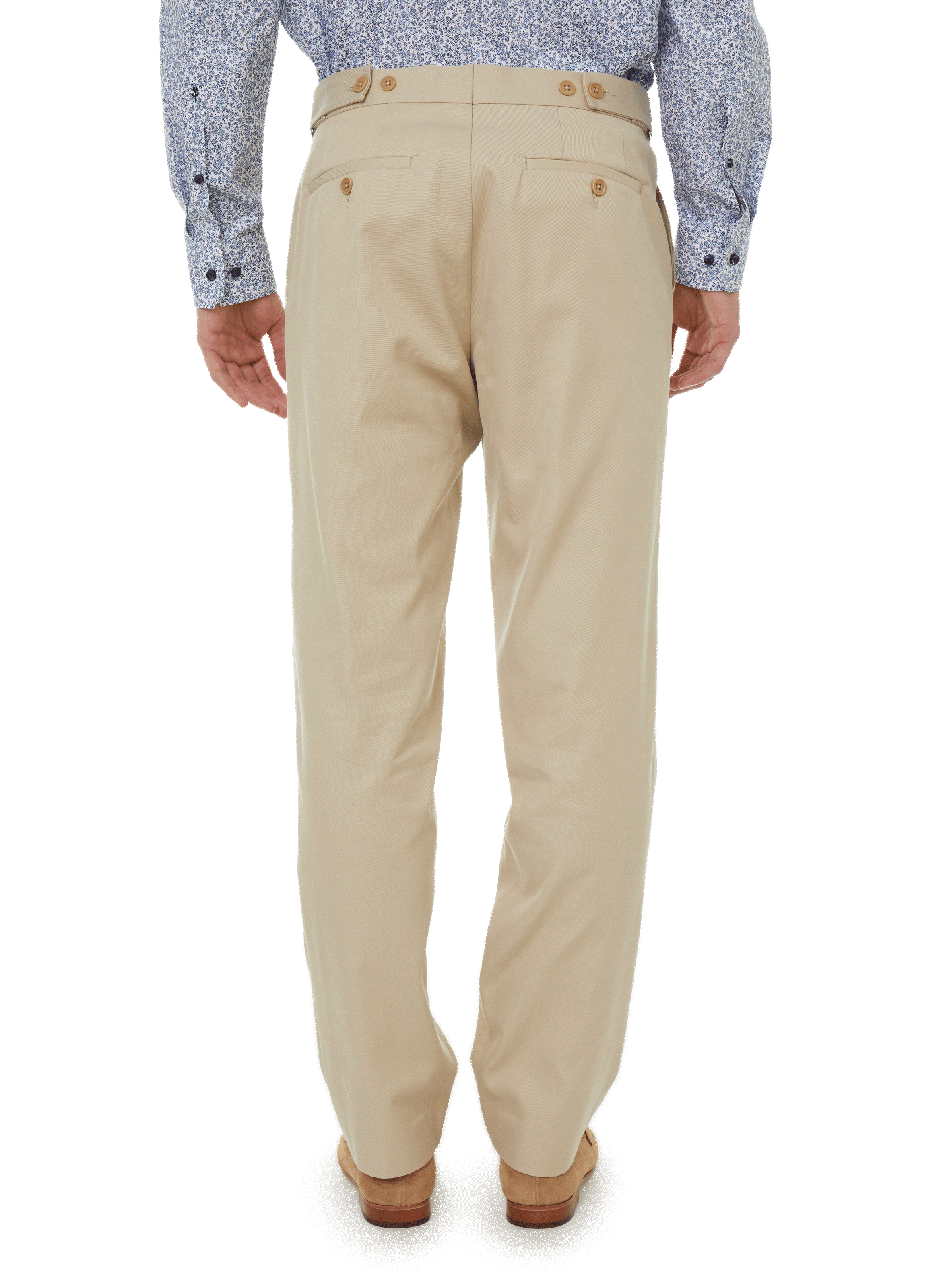 Cotton, silk and cashmere trousers SAISON 1865 Beige