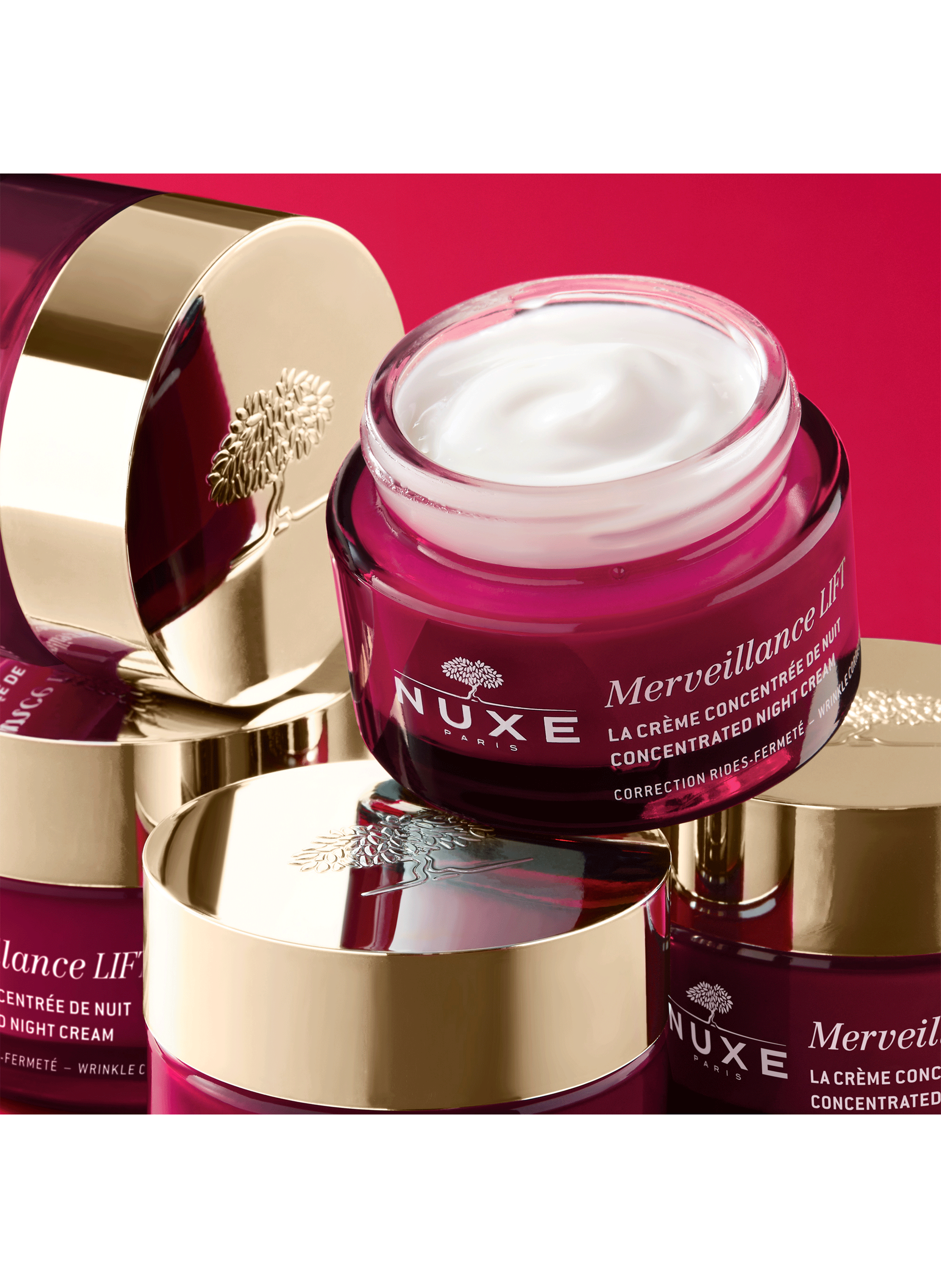 La Crème Concentrée de Nuit, soin visage anti-âge, Merveillance Lift NUXE No color