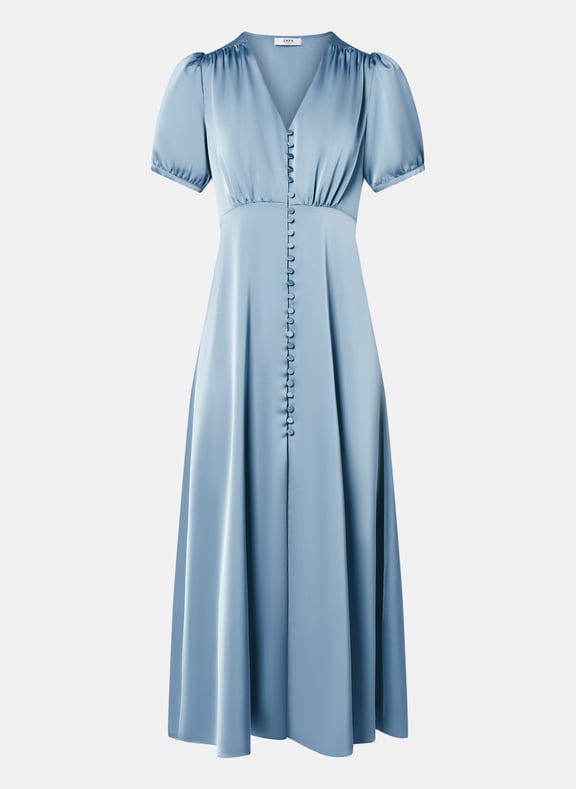 Robe corail cintré - romarin Bleu by ZAPA ZAPA Robe corail cintré - romarin Bleu