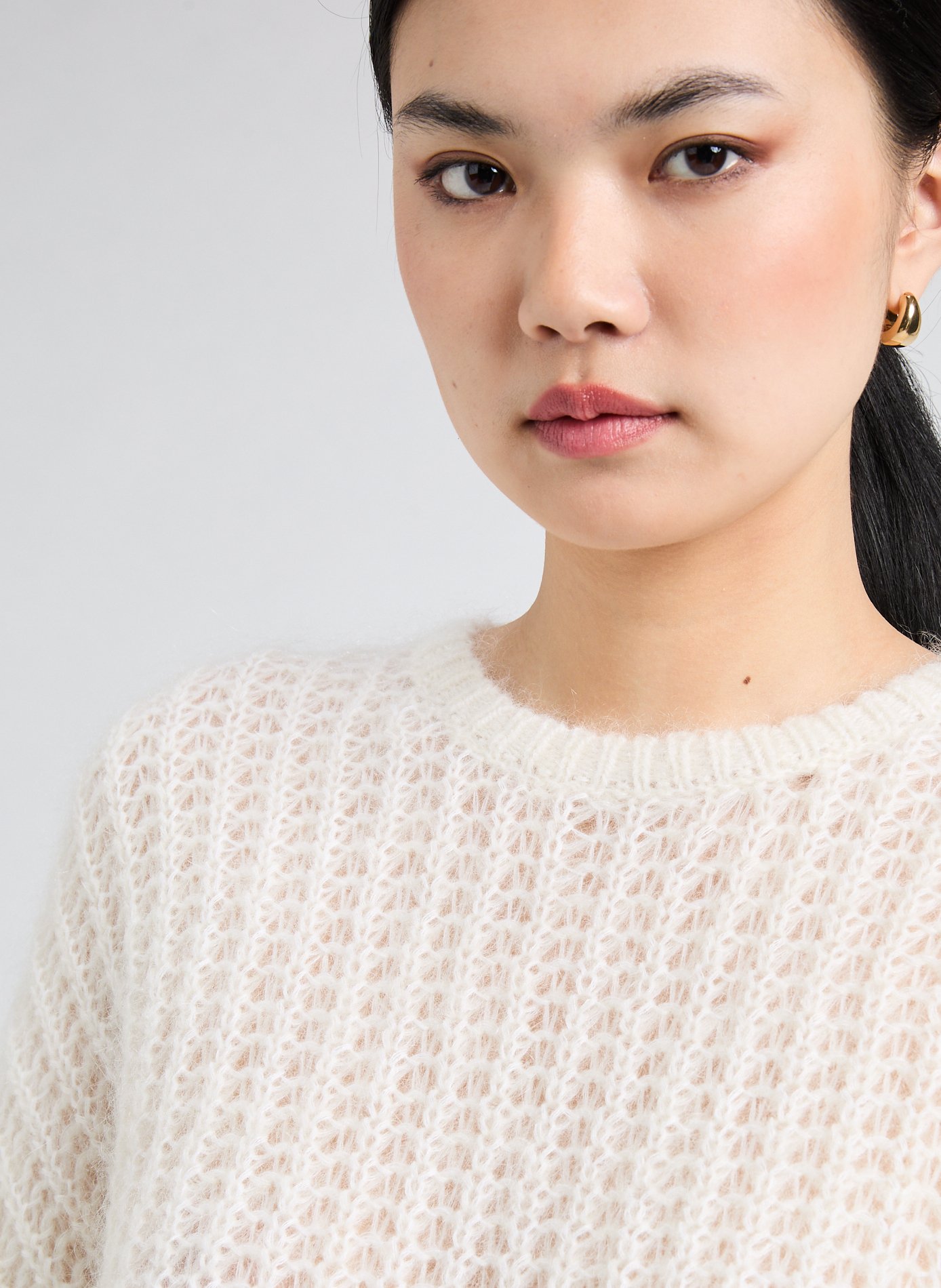 Cotton-blend jumper TOTEME White