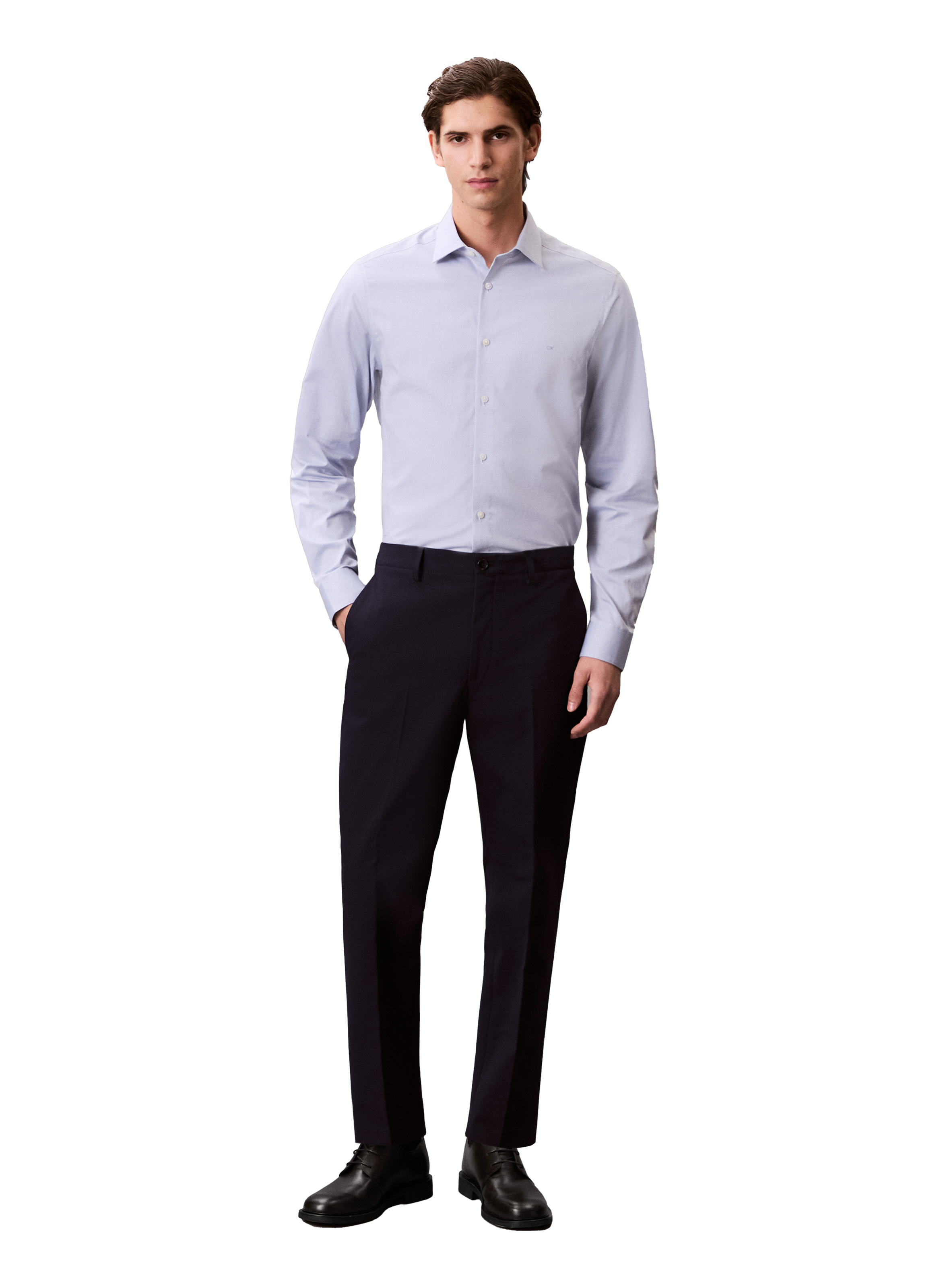 Chemise en pinpoint  CALVIN KLEIN Bleu