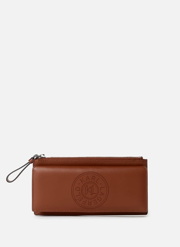 Pochette à bandoulière en cuir mélangé KARL LAGERFELD Pochette à bandoulière en cuir mélangé KARL LAGERFELD