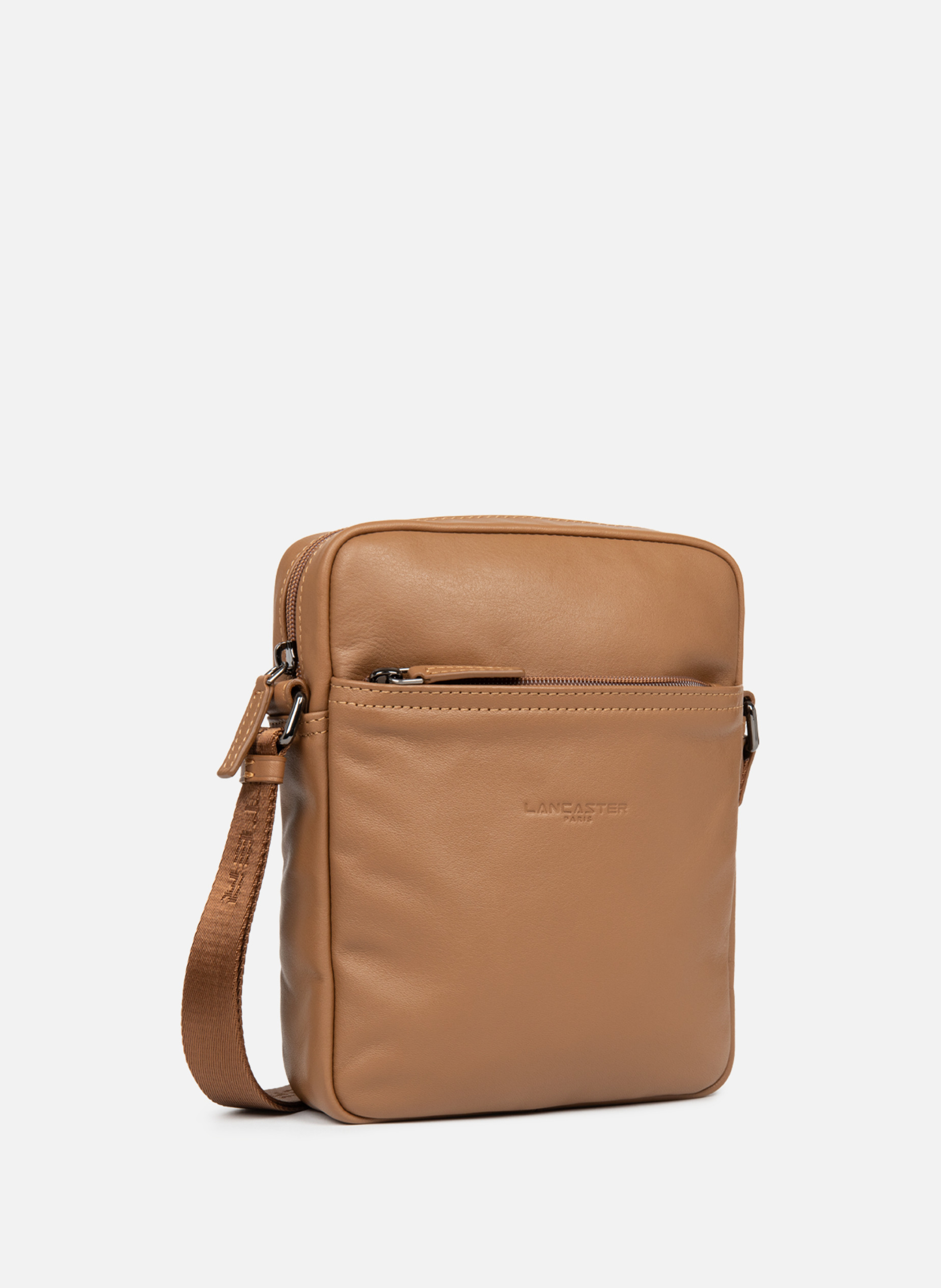 Small crossbody bag - Soft Vintage Homme LANCASTER Brown
