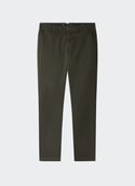 Pantalon chino en coton  Khaki green