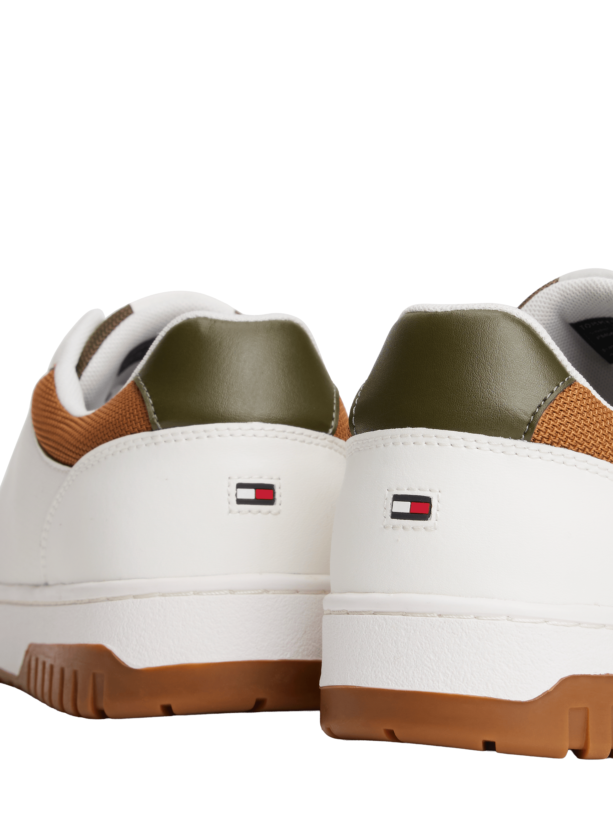 Leather sneakers TOMMY HILFIGER Beige