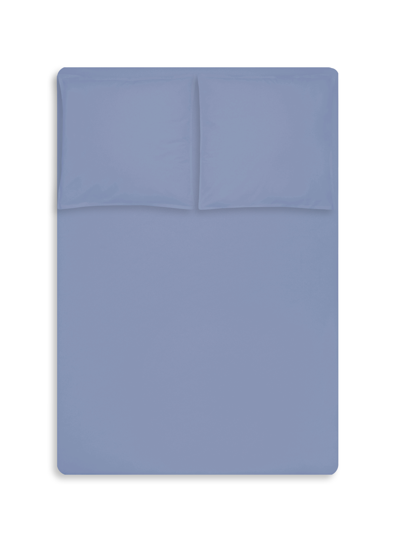 Housse de couette en percale de coton AU PRINTEMPS PARIS Bleu
