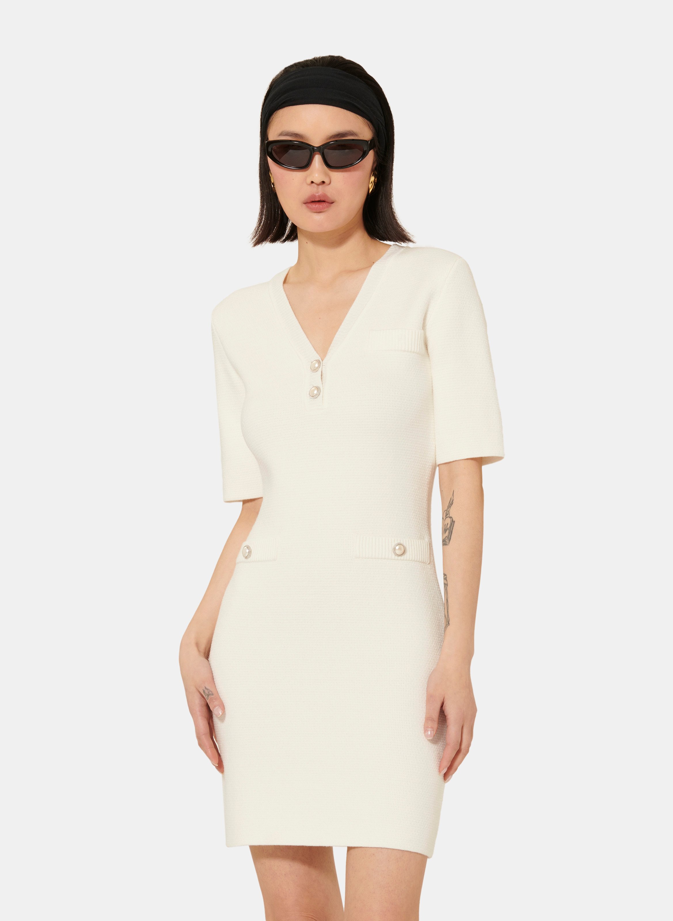 Robe ruthie TARA JARMON Blanc