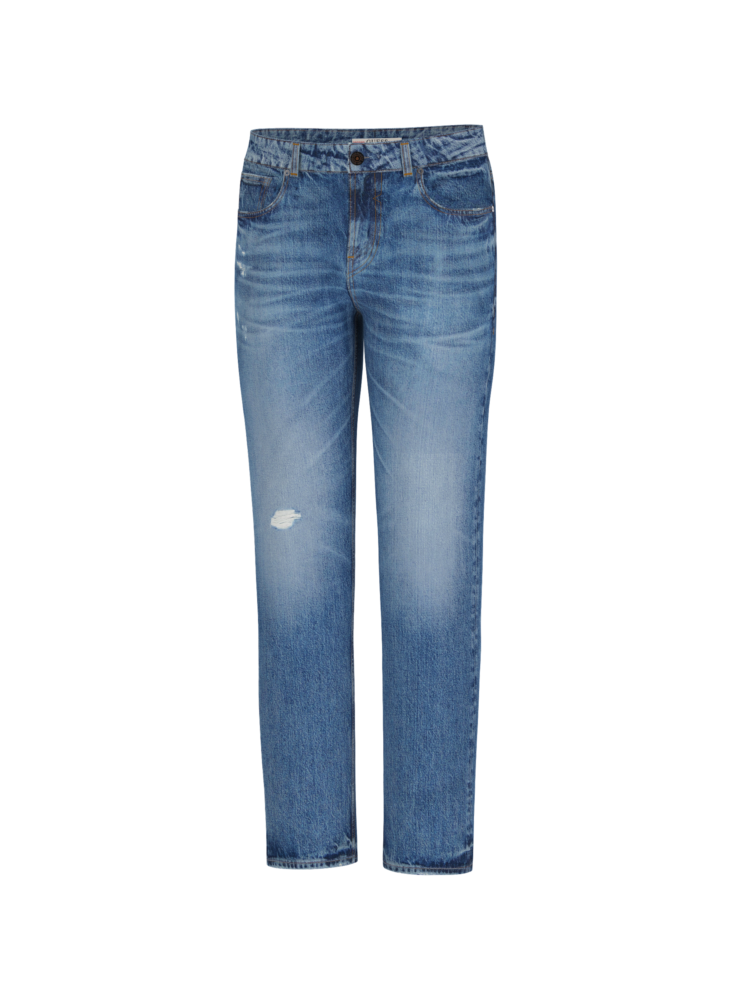 Straight-fit cotton jeans  GUESS Blue