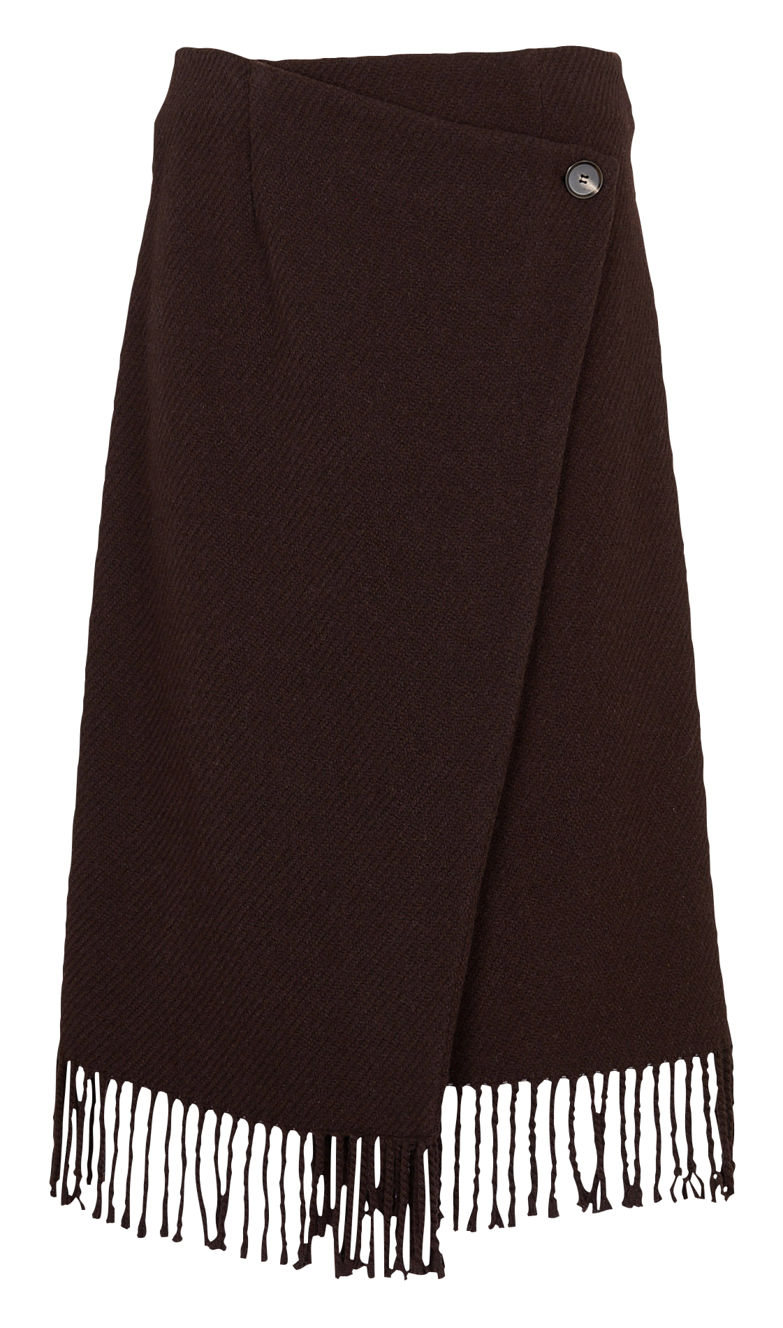 Jupé midi en laine mélangée elona MAISON 123 Marron