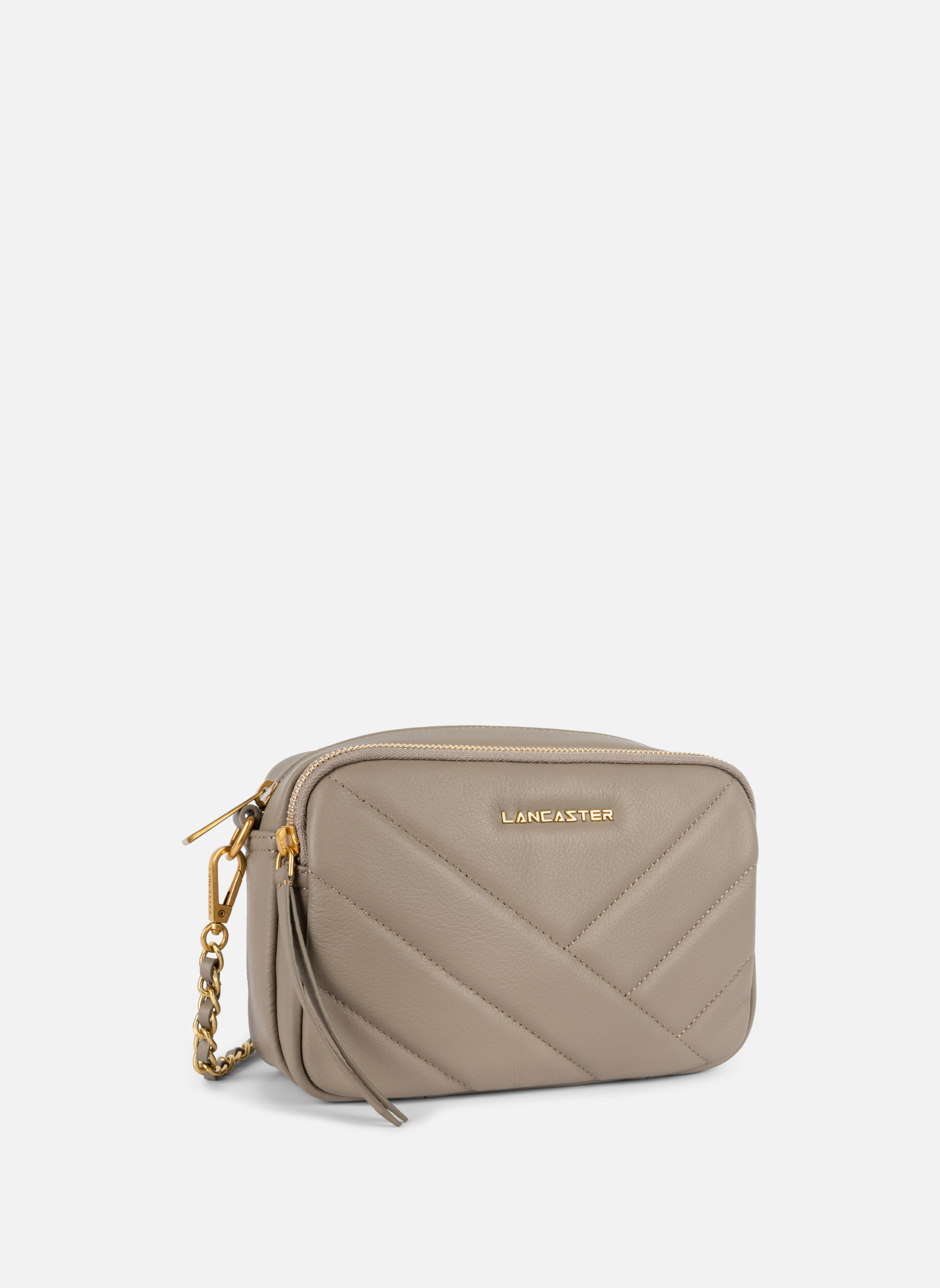 Crossbody bag - Soft Matelassé LANCASTER Grey