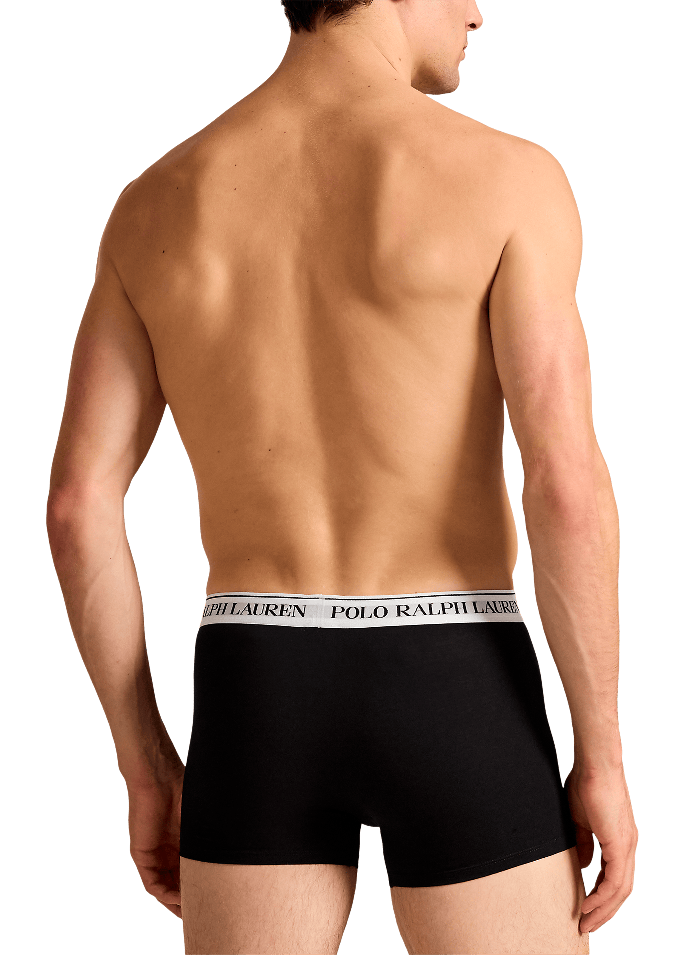 Pack of three cotton boxers POLO RALPH LAUREN Black