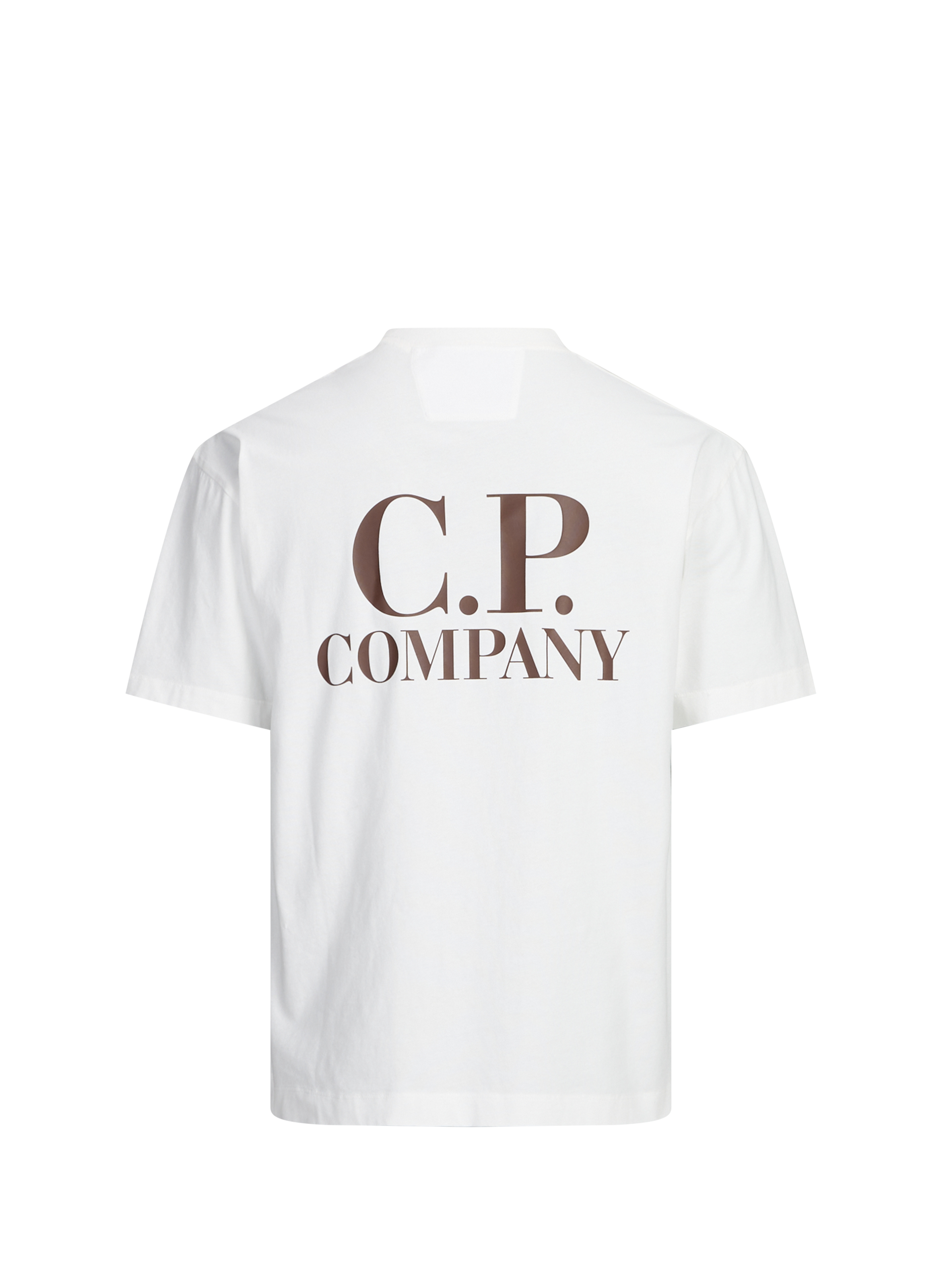 Cotton Logo T-shirt CP COMPANY White