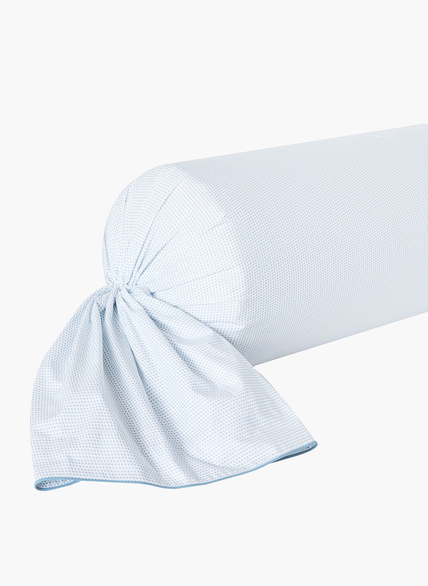 Taie de traversin éphémère ANNE DE SOLENE Bleu