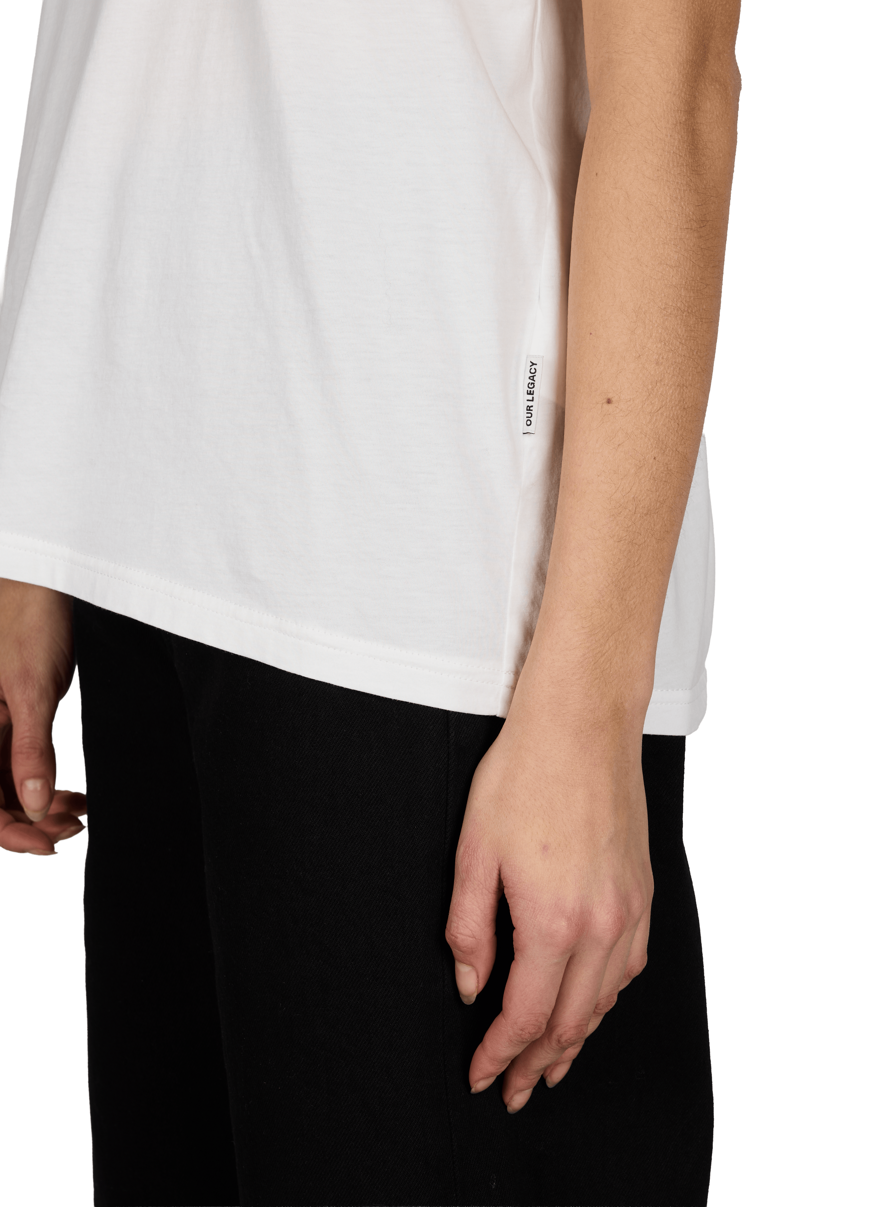 T-shirt ample à col rond en coton OUR LEGACY Blanc