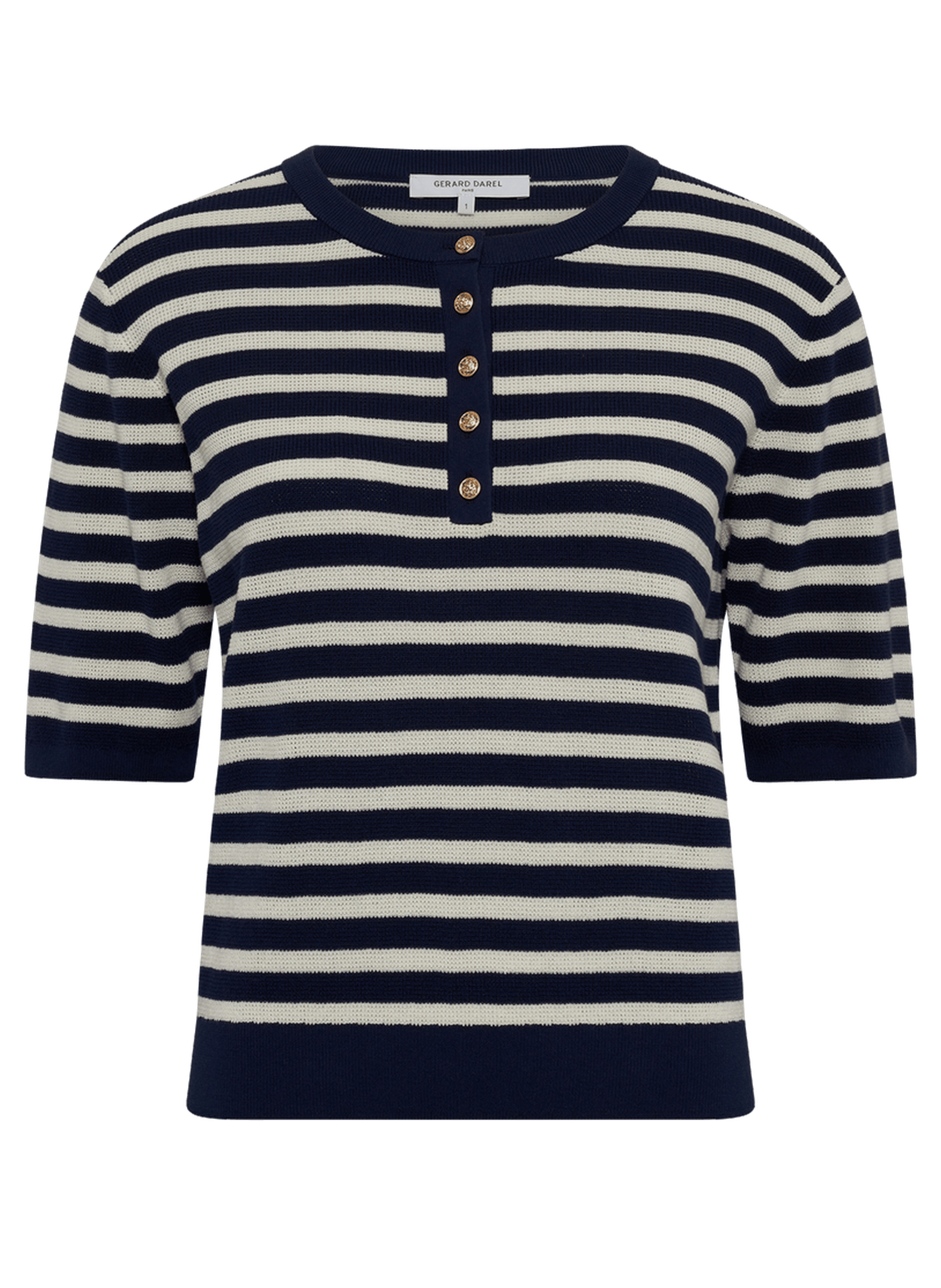 Pull marin à manches courtes - laina GERARD DAREL Bleu