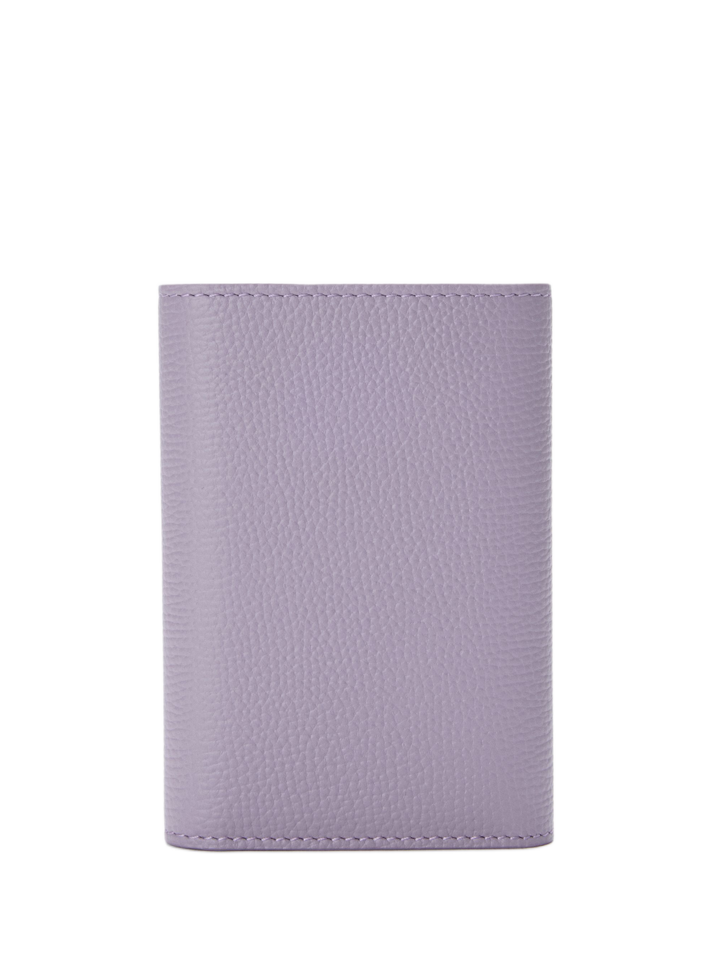 Petit portefeuille vertical Anagram en cuir de veau grainé LOEWE Violet