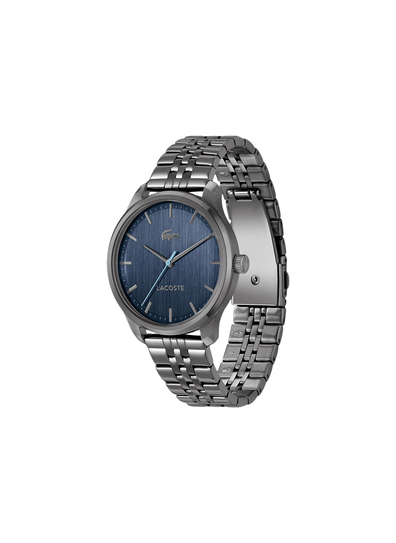Montre quartz Lisbon en acier inoxydable LACOSTE MONTRES Bleu