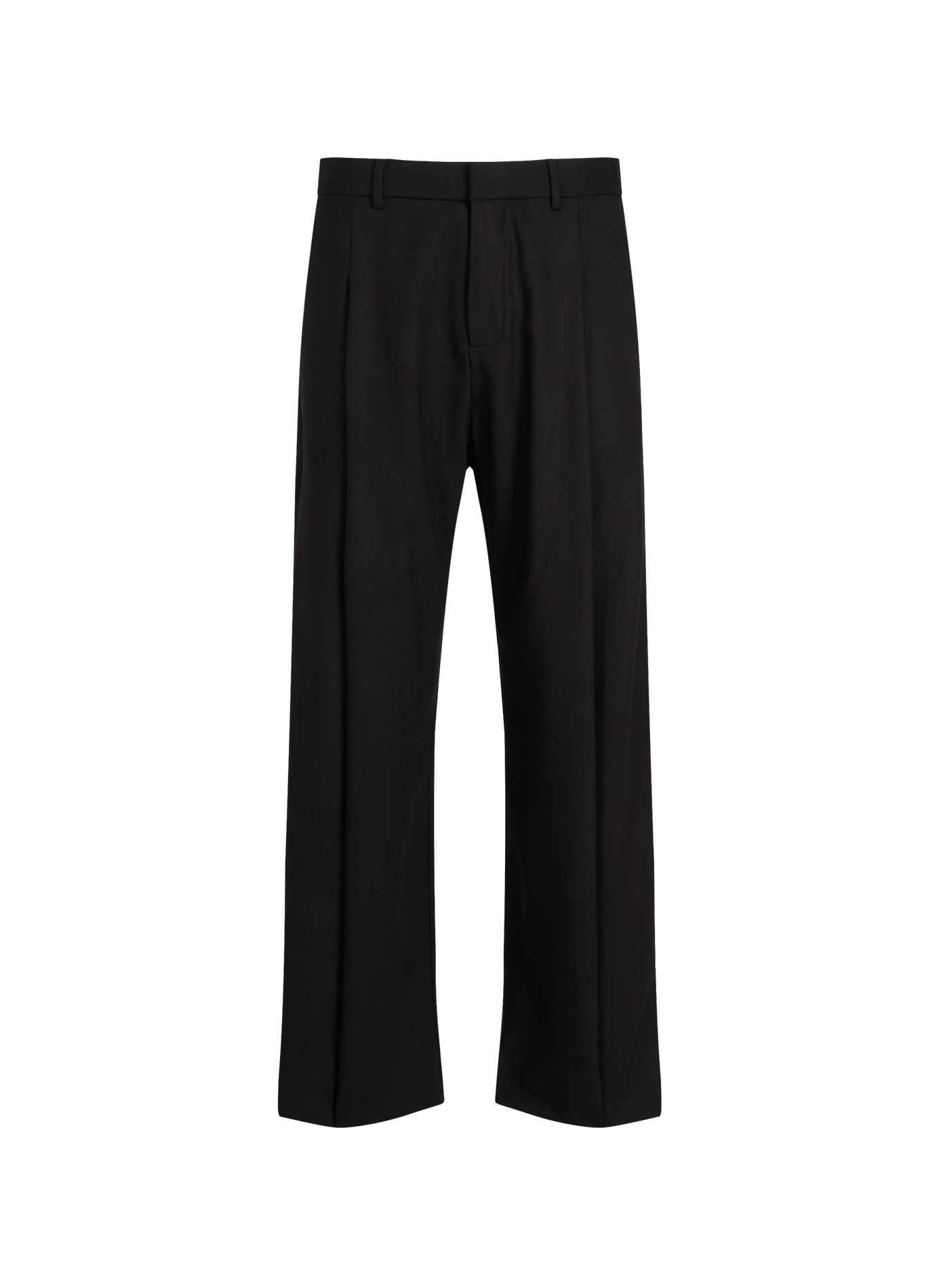 Plain wide-leg Trousers CAMPILLO Black