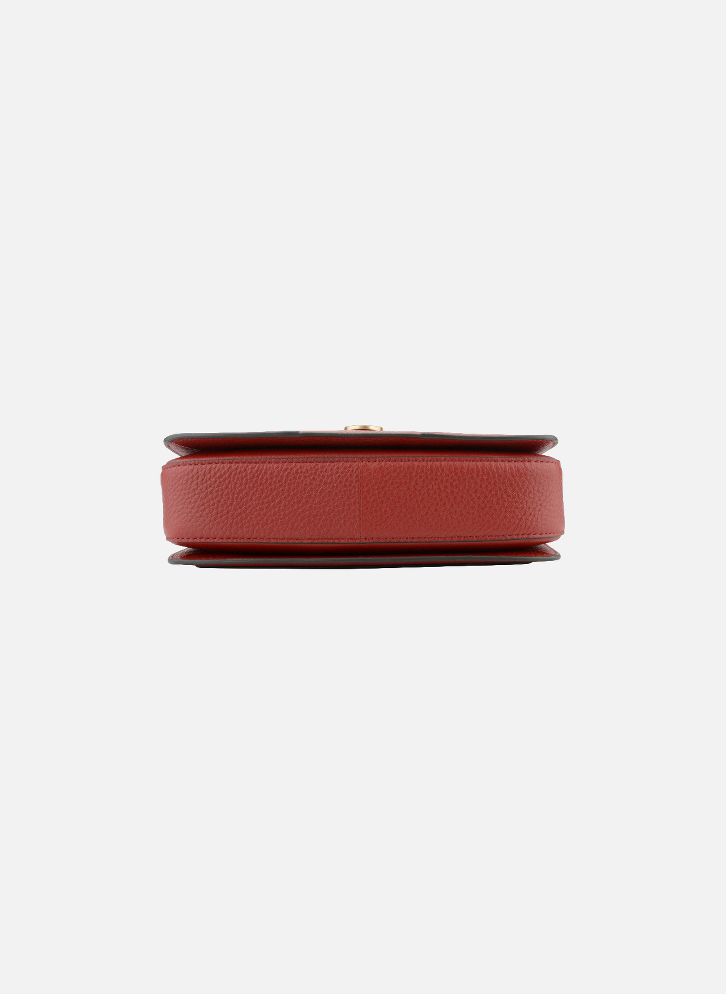 Auteuil | sac porté travers gm en cuir de vachette POURCHET Rouge