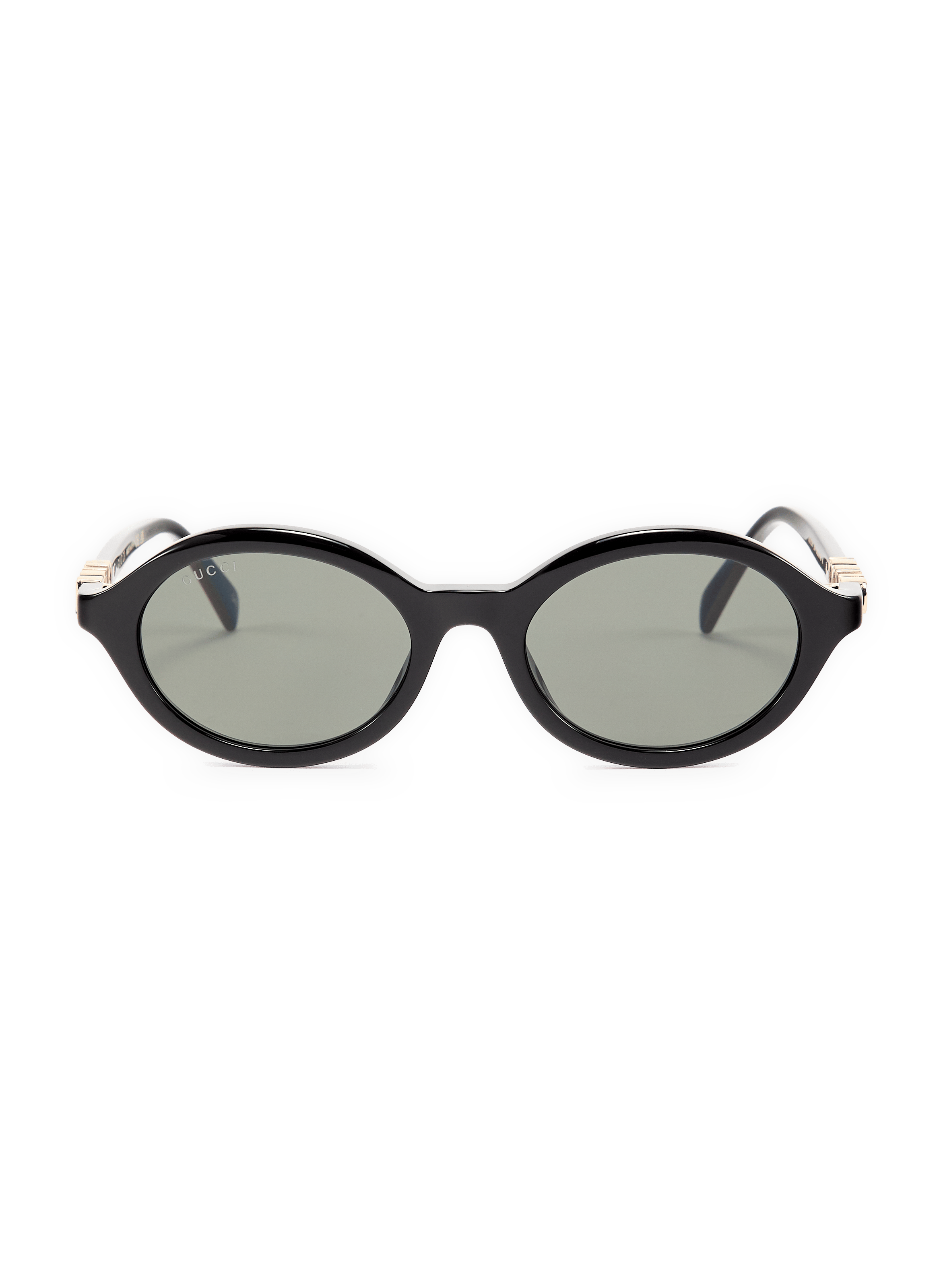 Lunettes de soleil à logo en acétate GUCCI Zwart