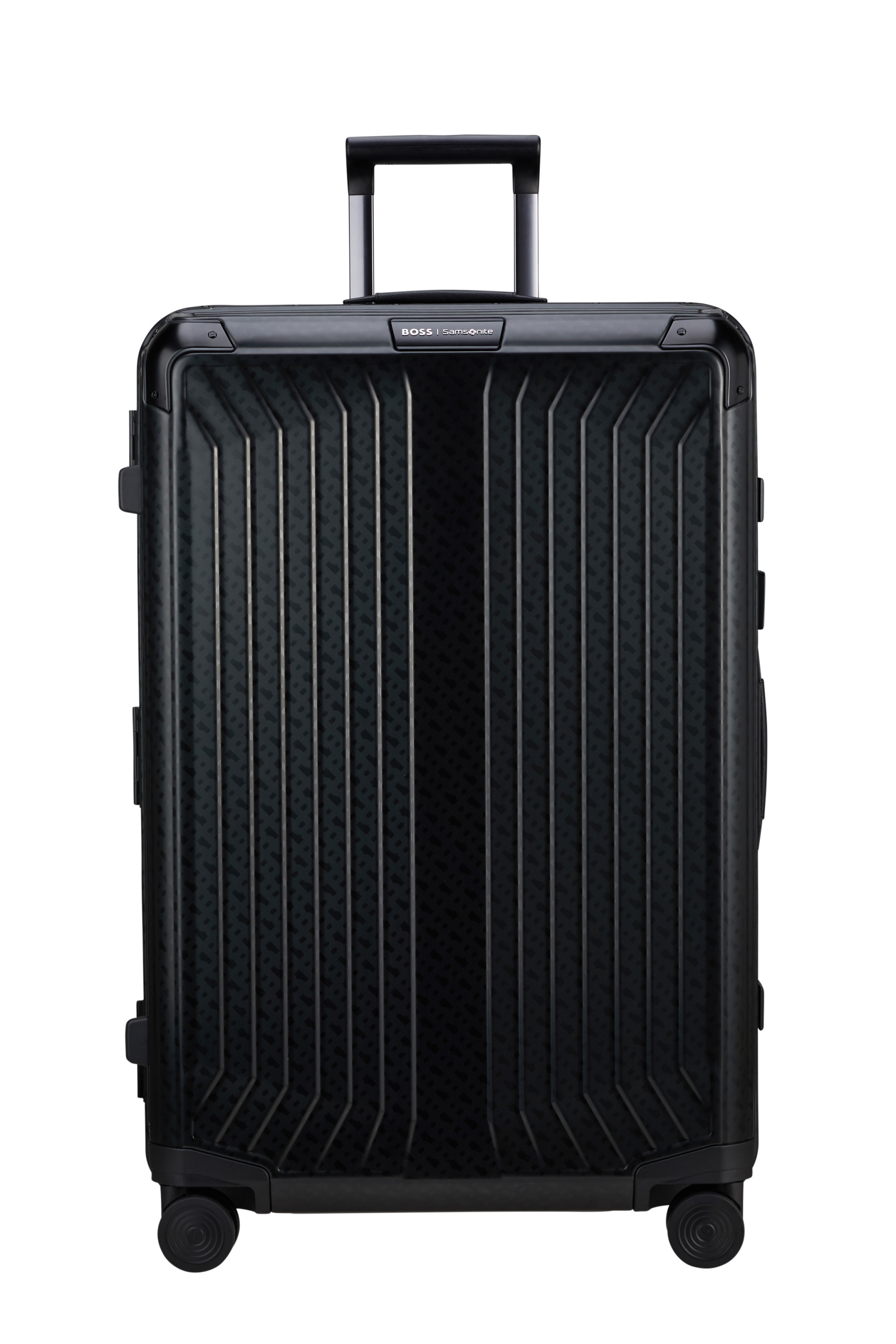 Lite-box alu / boss valise 4 roues taille l SAMSONITE Noir