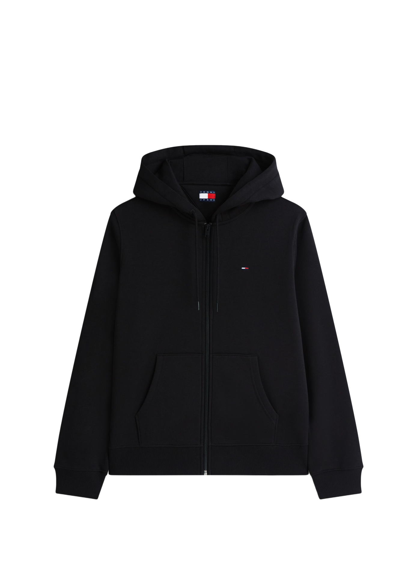 Hoodie à capuche en coton mélangé TOMMY HILFIGER Noir