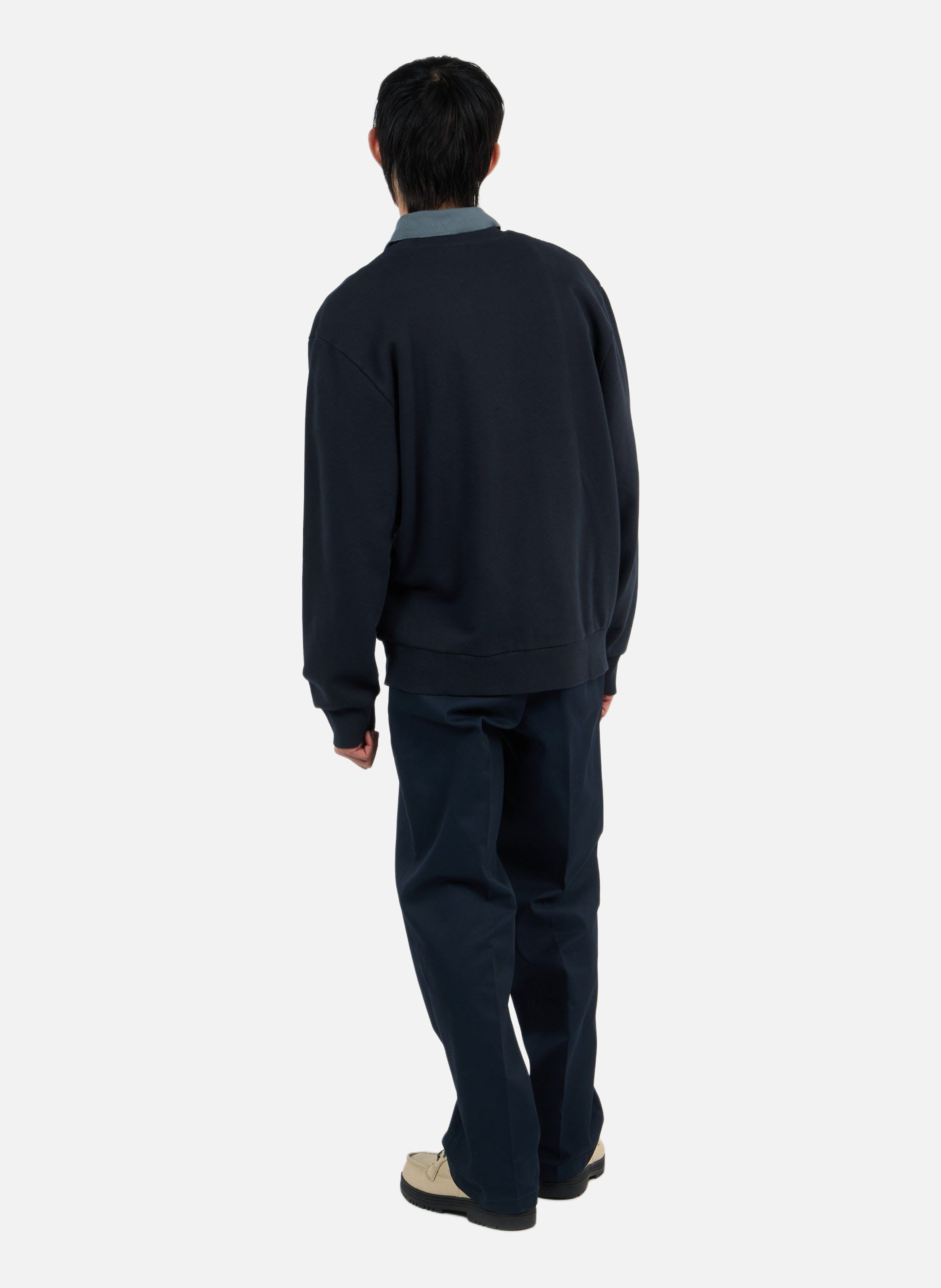 Sweatshirt script embroidery sweat CARHARTT WIP Bleu