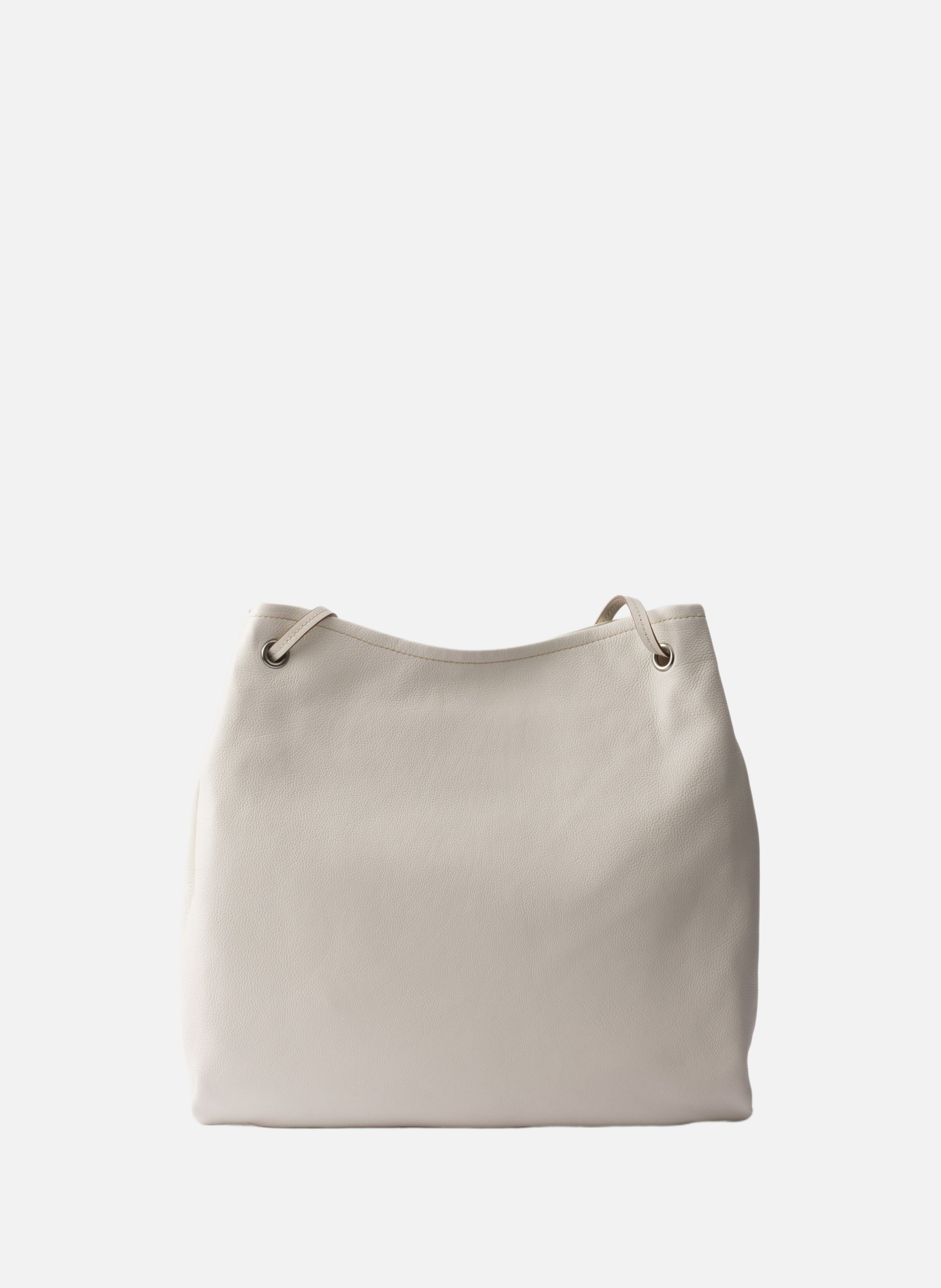 Grand sac prada route en cuir PRADA Beige