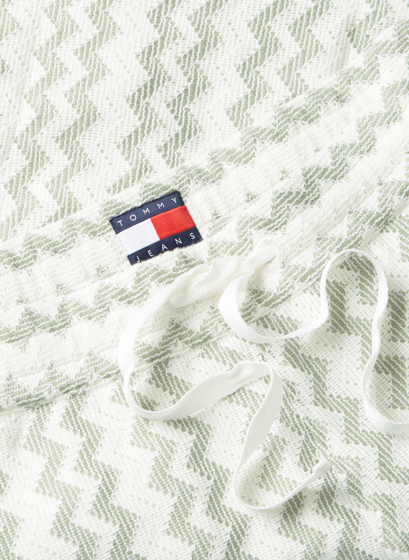 Printed cotton blend Bermuda shorts TOMMY HILFIGER Green
