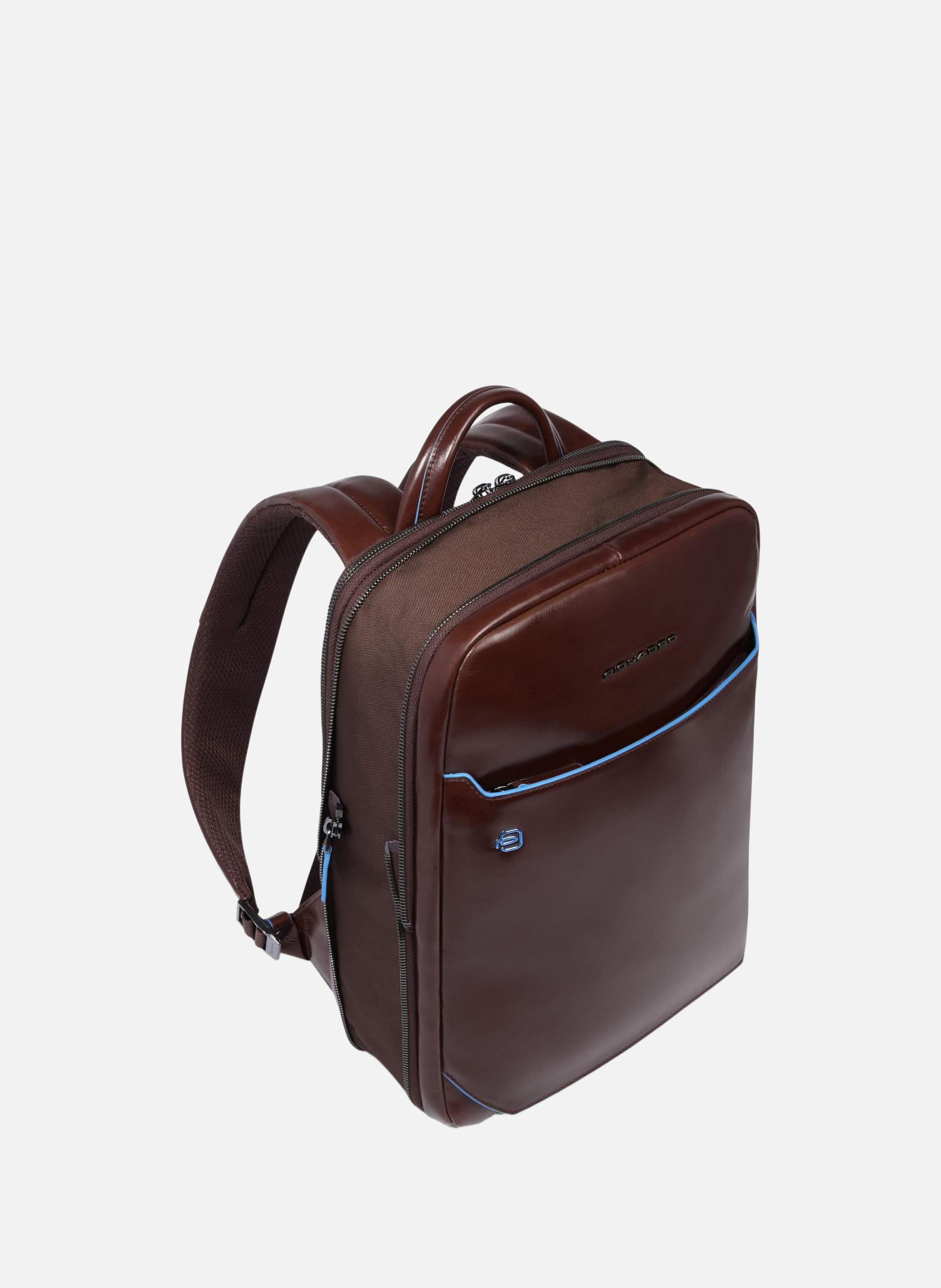 Aanpasbare rugzak voor 14" laptop PIQUADRO Bruin