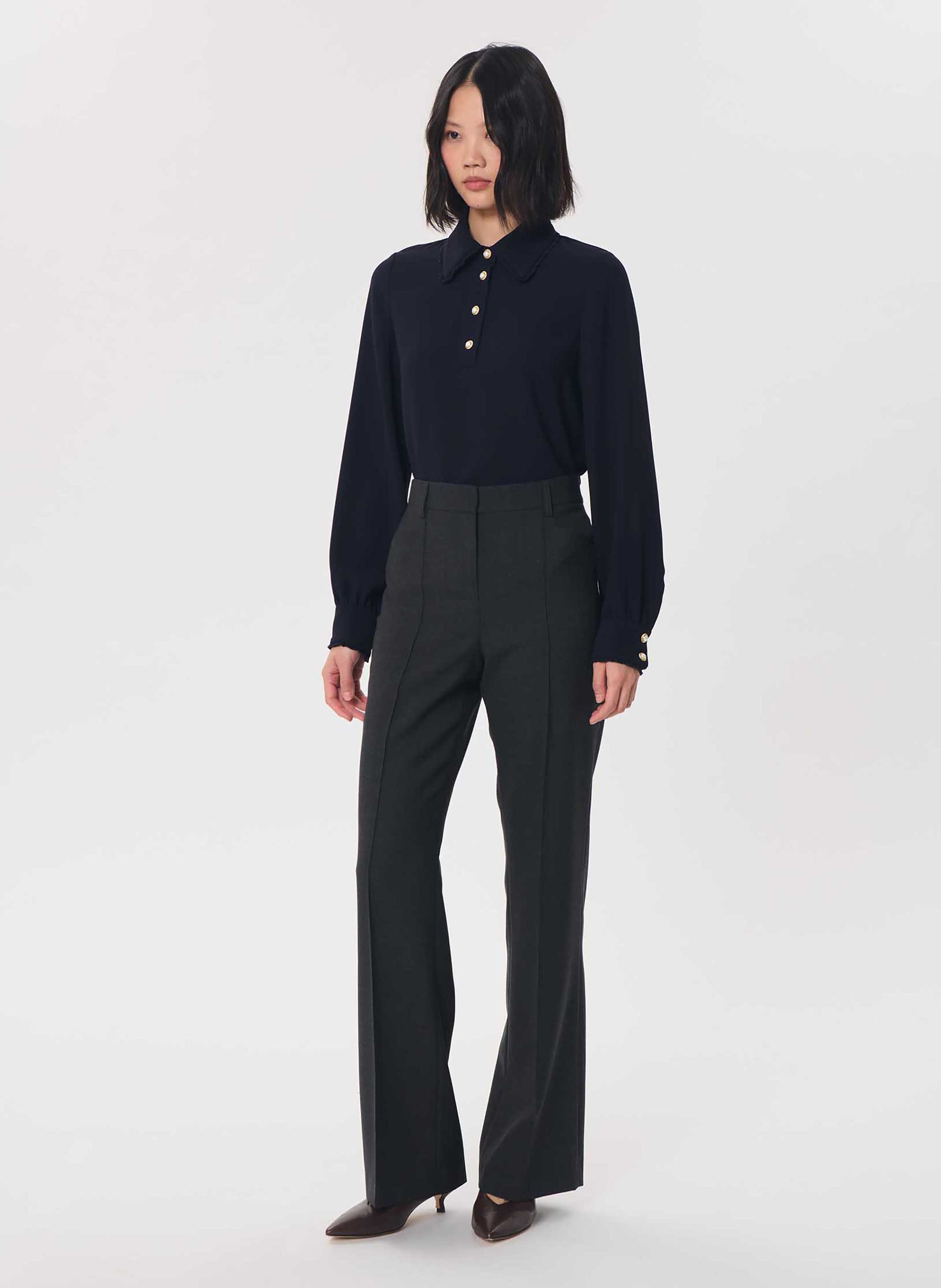 Pantalon premier TARA JARMON Gris