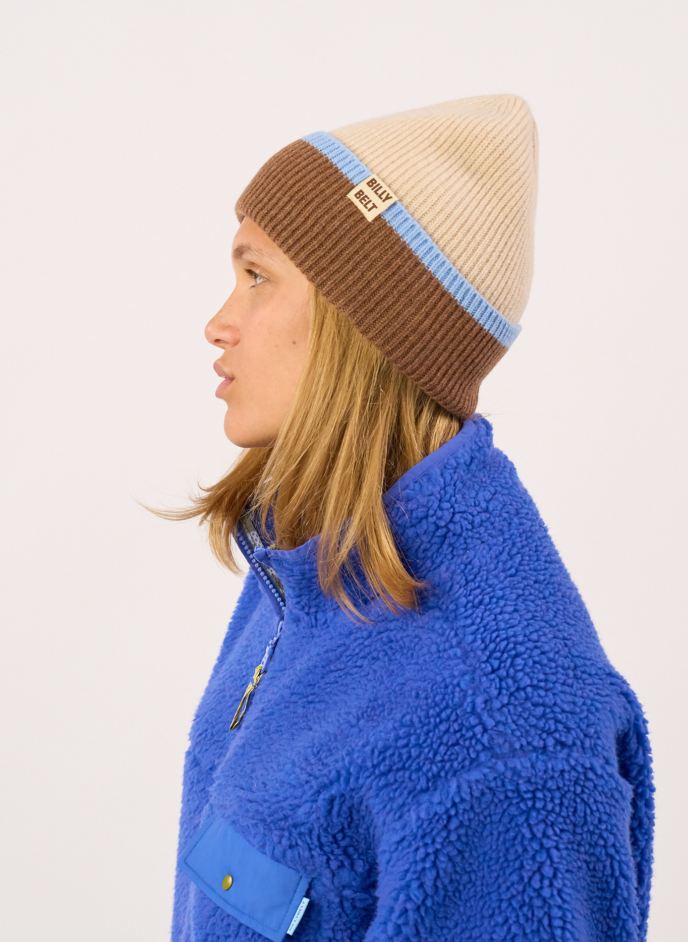 Bonnet en laine BILLYBELT Beige