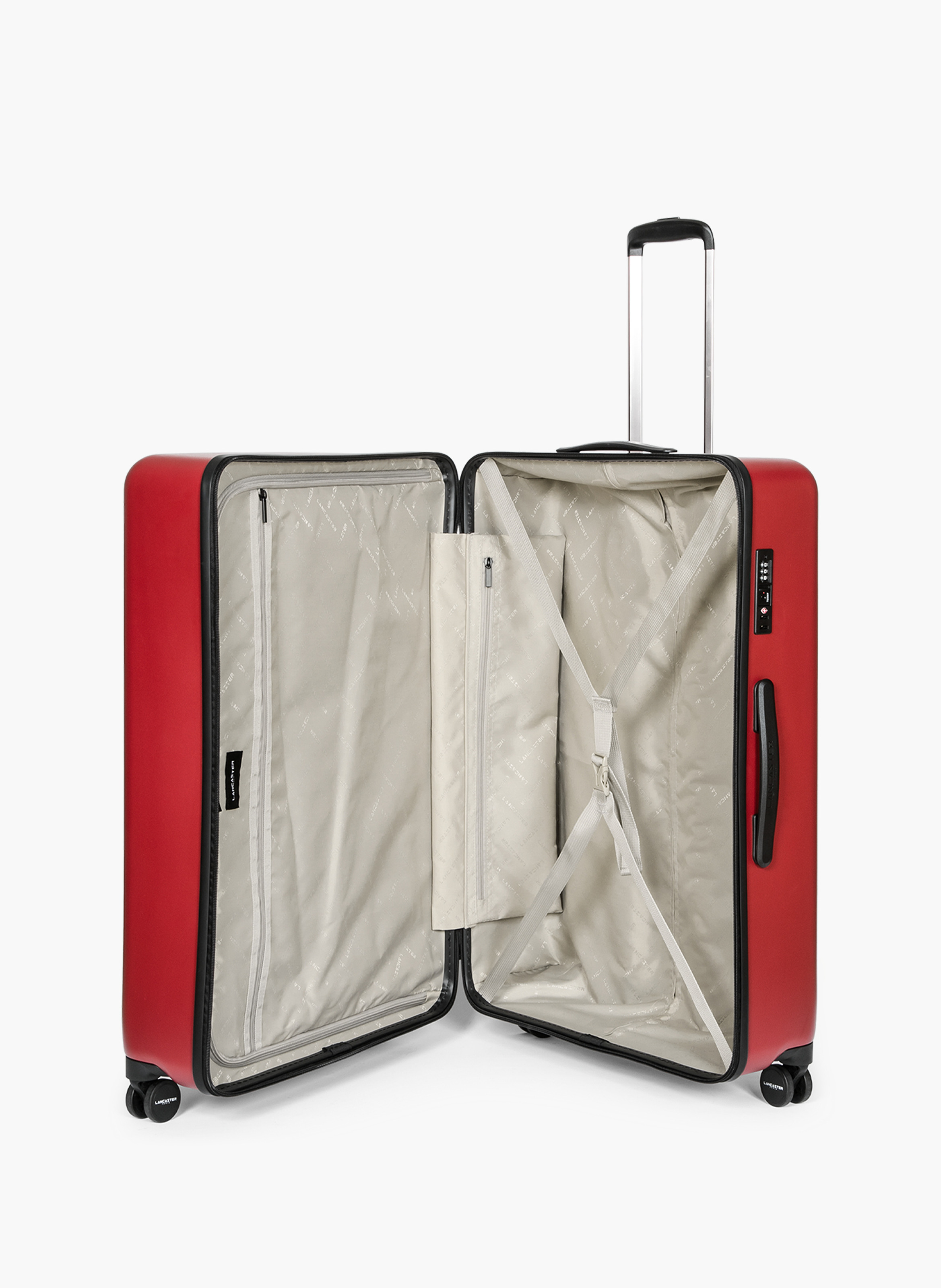 Valise cdg soute l - bagages LANCASTER Rouge