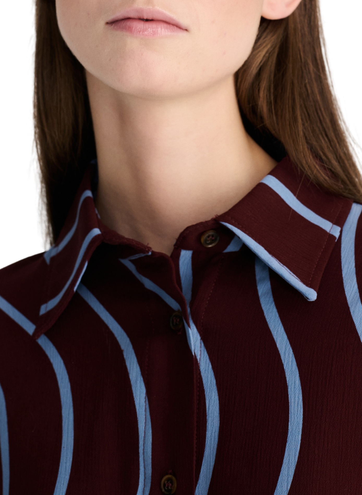 Printed fluid straight shirt BOBO CHOSES Red