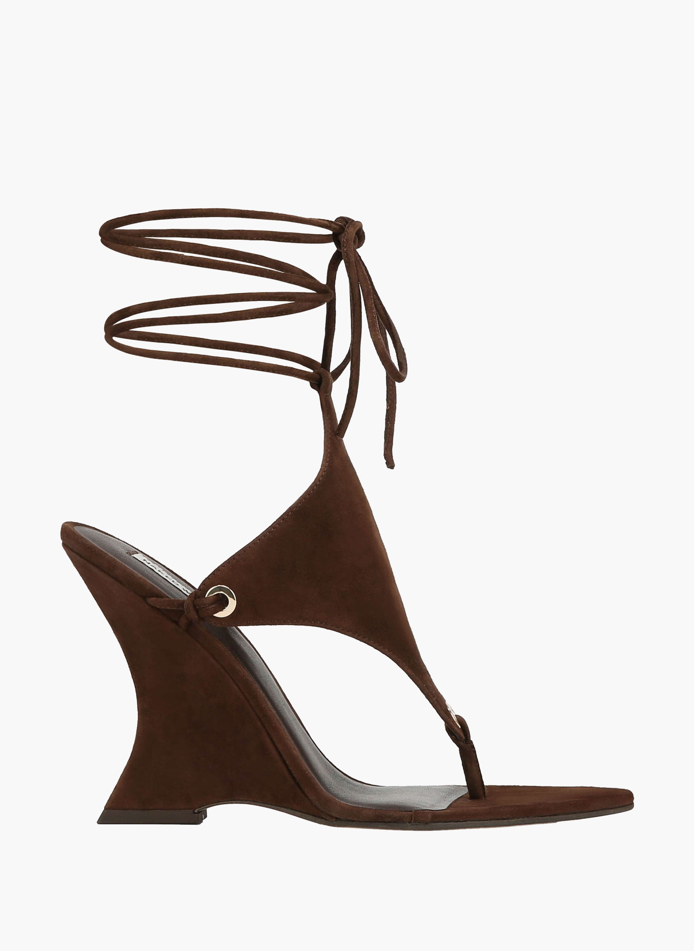 Rampage-High-Heels aus Wildleder NAKED WOLFE Braun