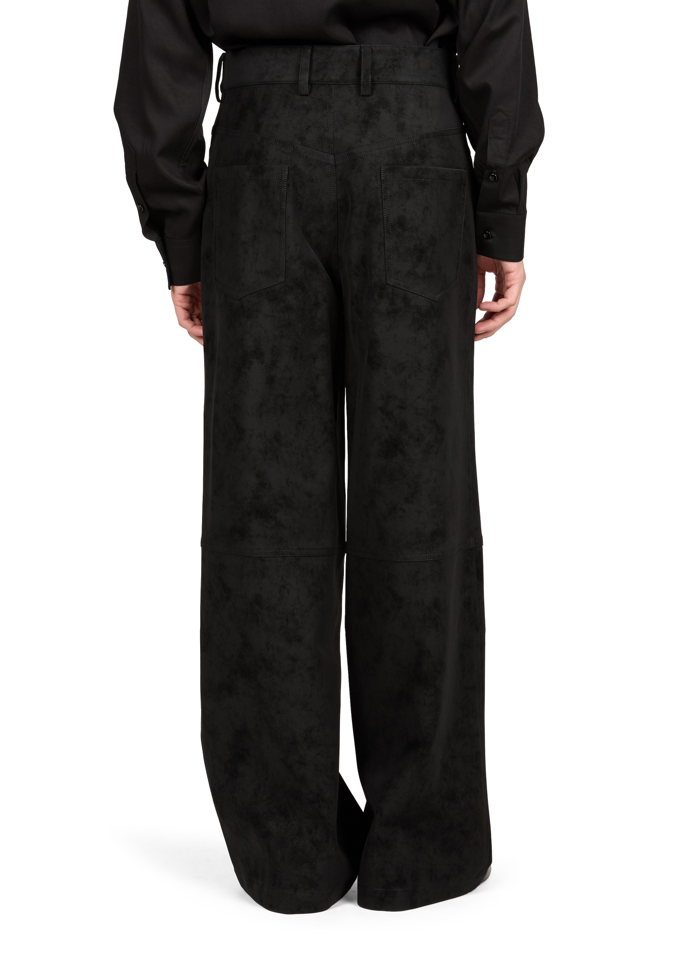 Wide-leg trousers SEAN SUEN Black