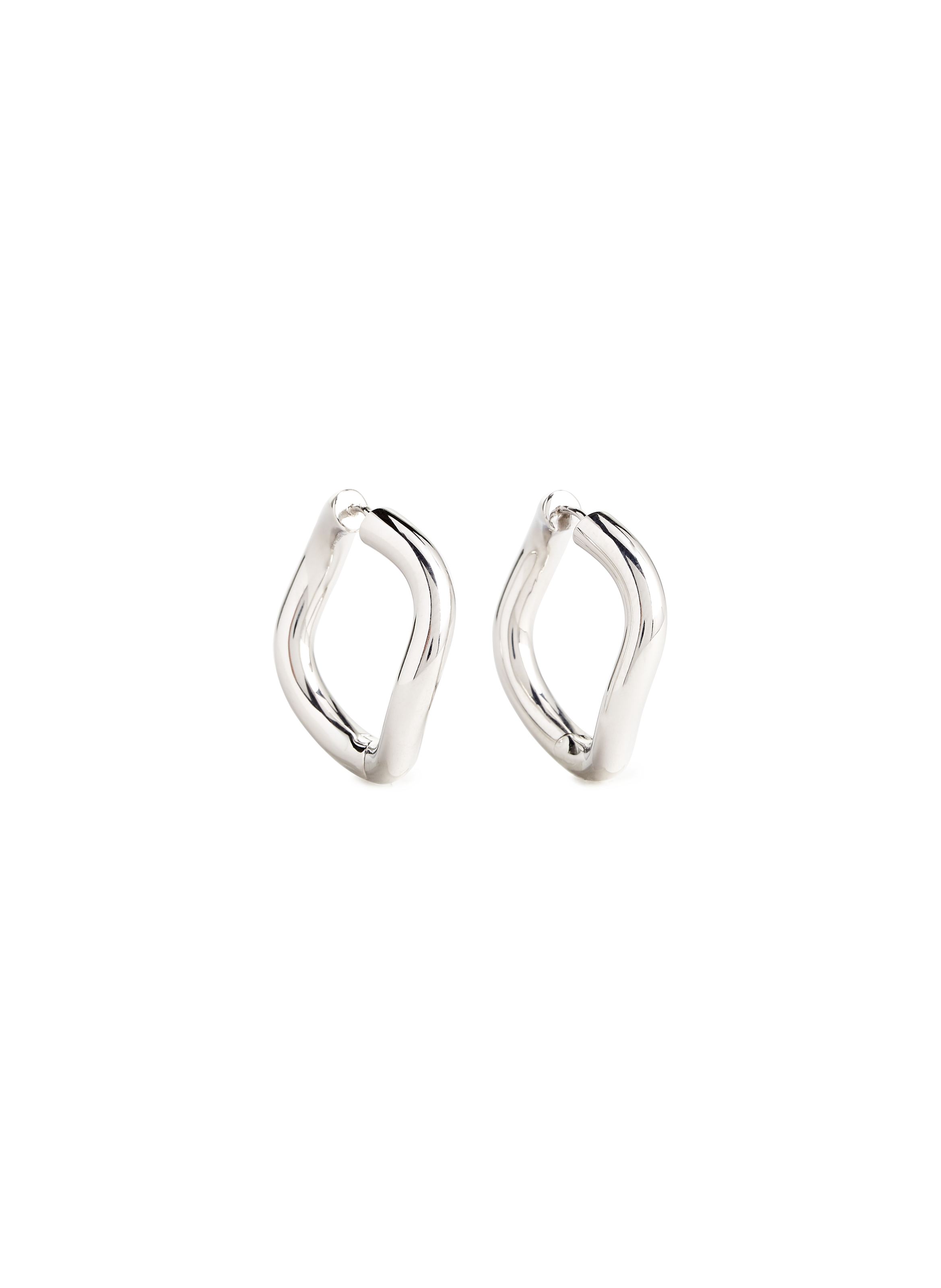 CHARLOTTE CHESNAIS Maxi Wave earrings Silver