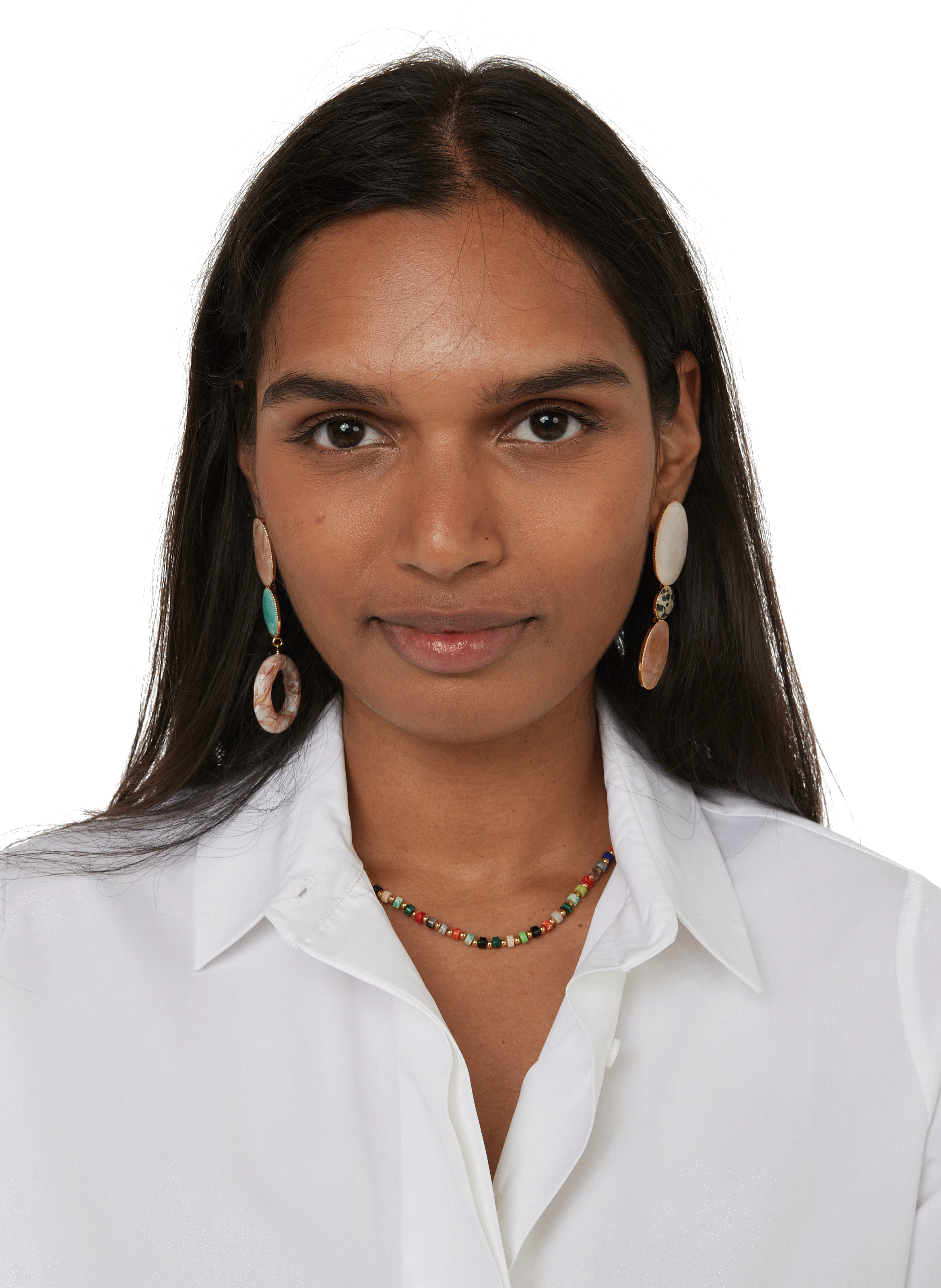 Boucles d'oreille dépareillées DESTREE Multicolore