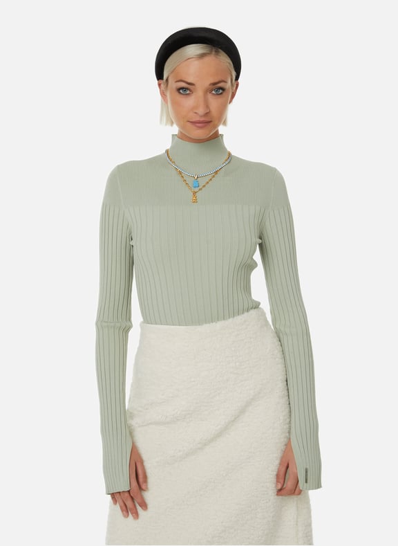 Calvin klein 2025 green jumper