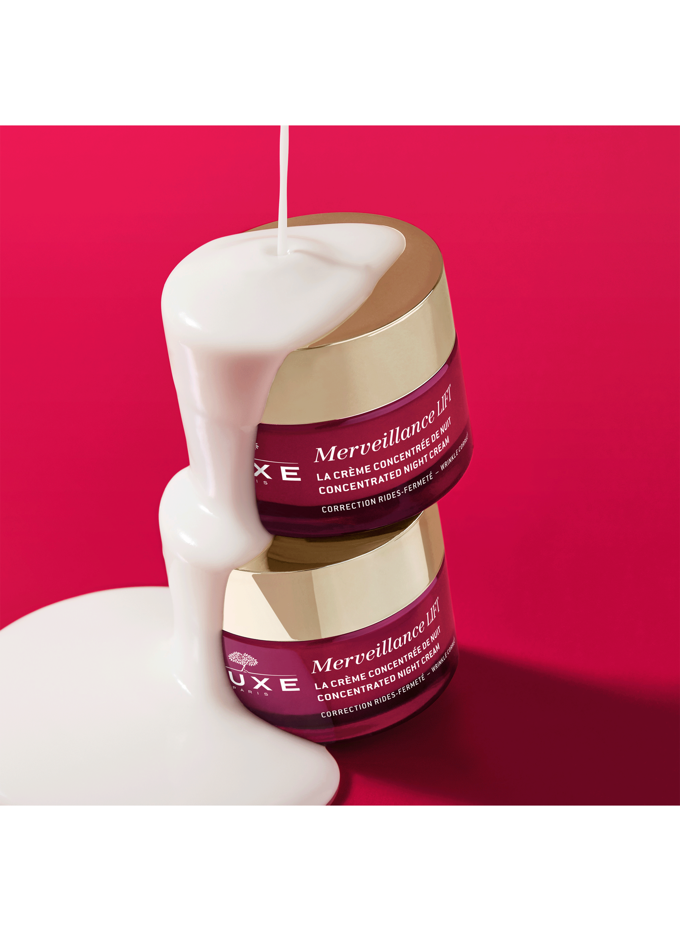 La Crème Concentrée de Nuit, soin visage anti-âge, Merveillance Lift NUXE No color