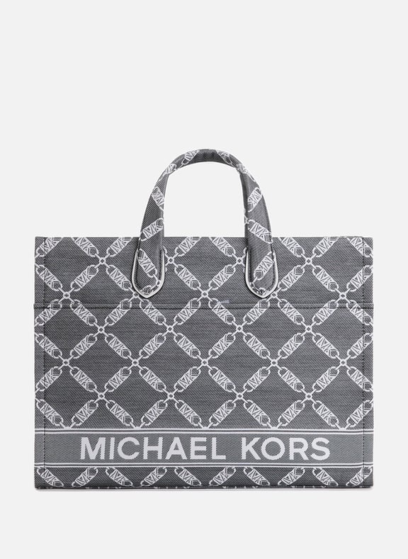Gigi logo tote bag Black by MICHAEL KORS MICHAEL KORS Gigi logo tote bag Black