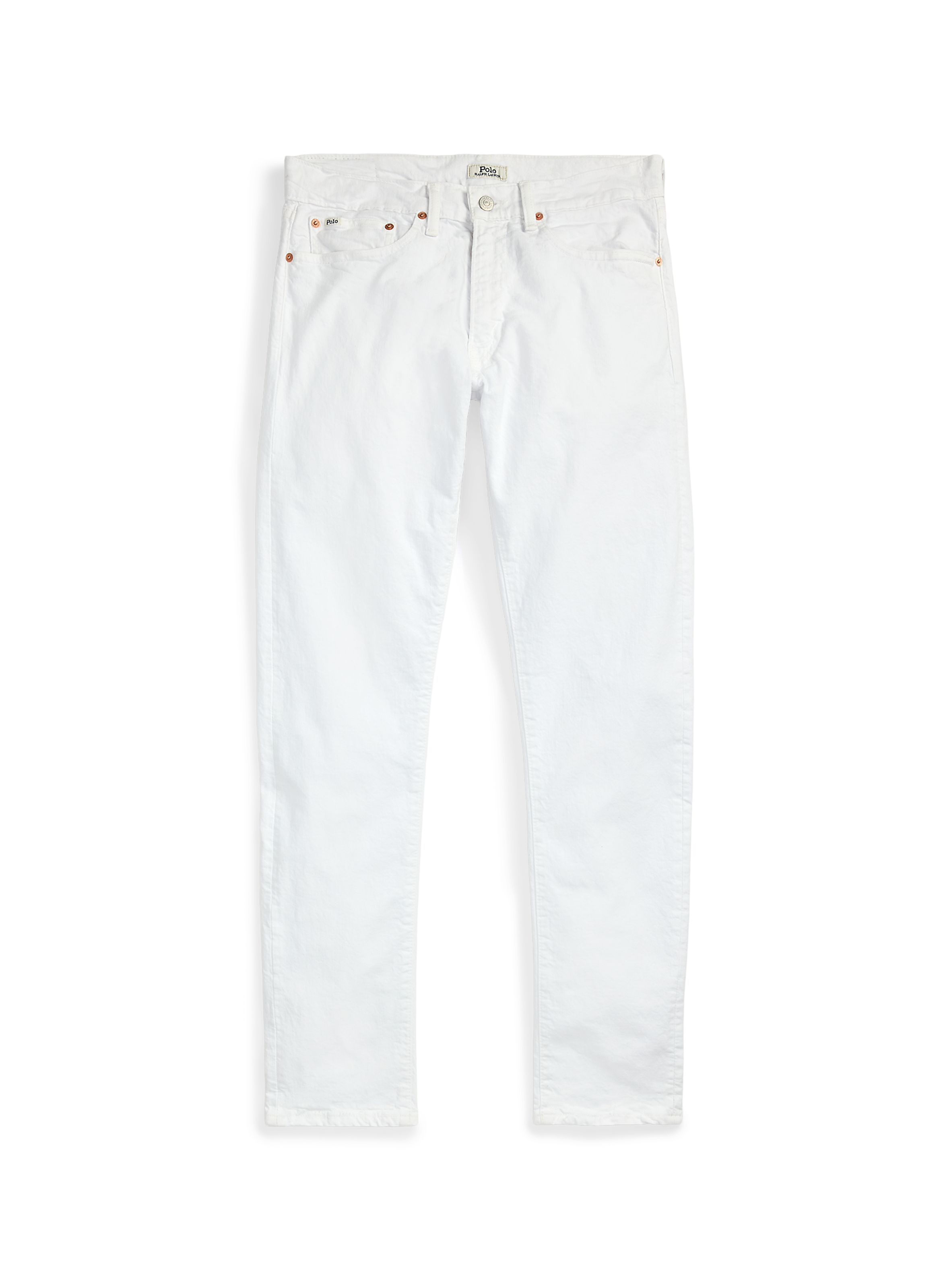 Cotton slim-fit jeans POLO RALPH LAUREN White