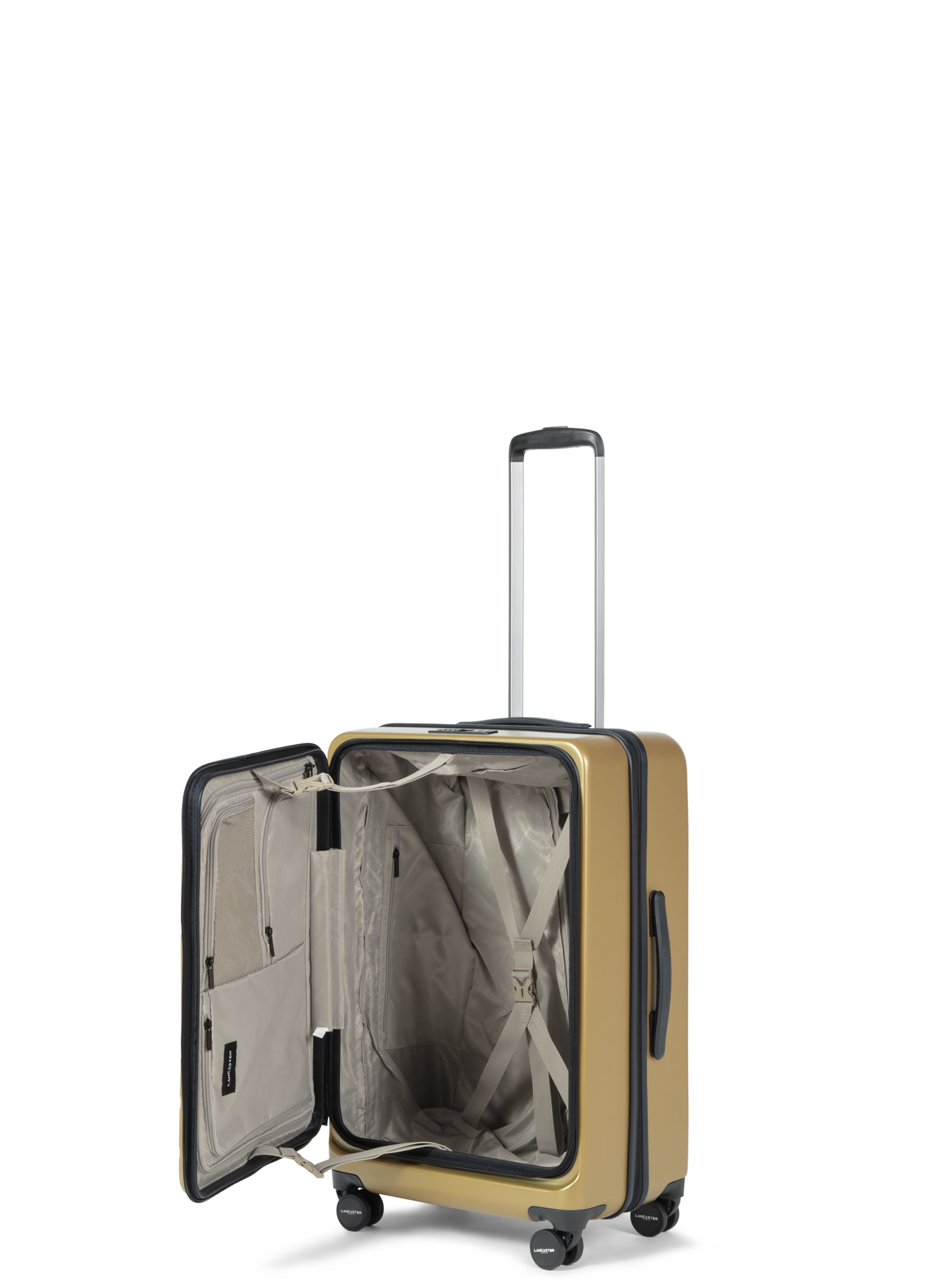 Assortment of 3 luggage - Luggage LANCASTER Golden