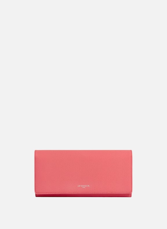 Compagnon lise en cuir signature t Rose by LE TANNEUR LE TANNEUR Compagnon lise en cuir signature t Rose